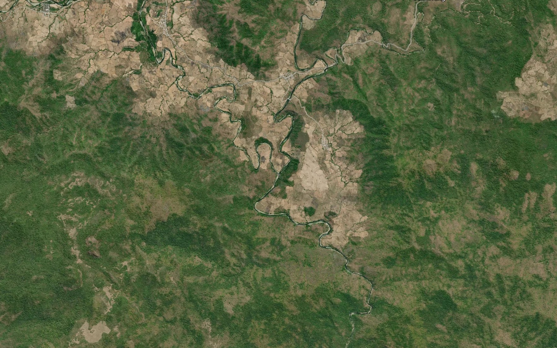 Satellite map of the Brang Gunung