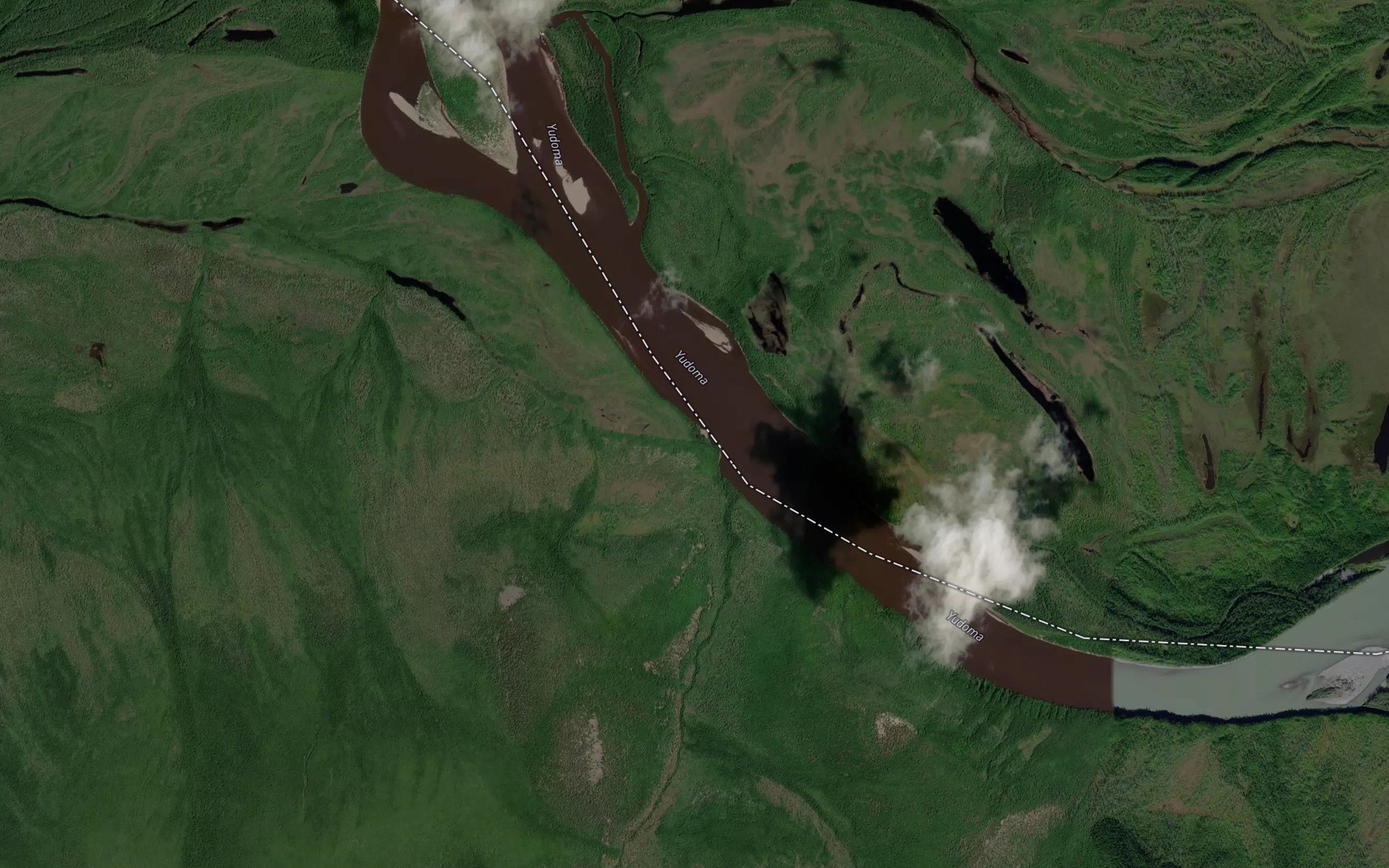 Satellite map of the Perekat Ozernyy