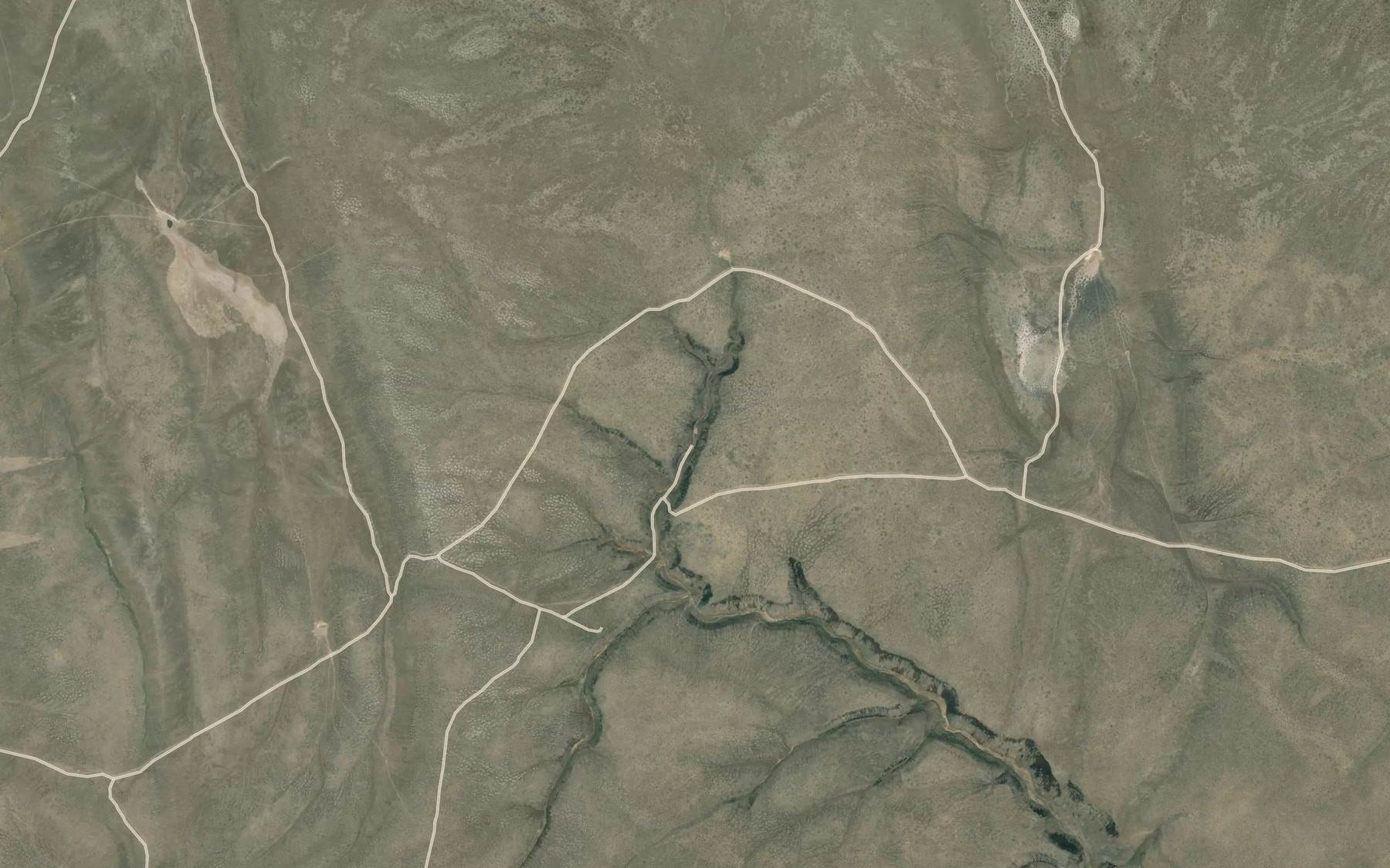 Satellite map of the North Loggerhead Reservoir