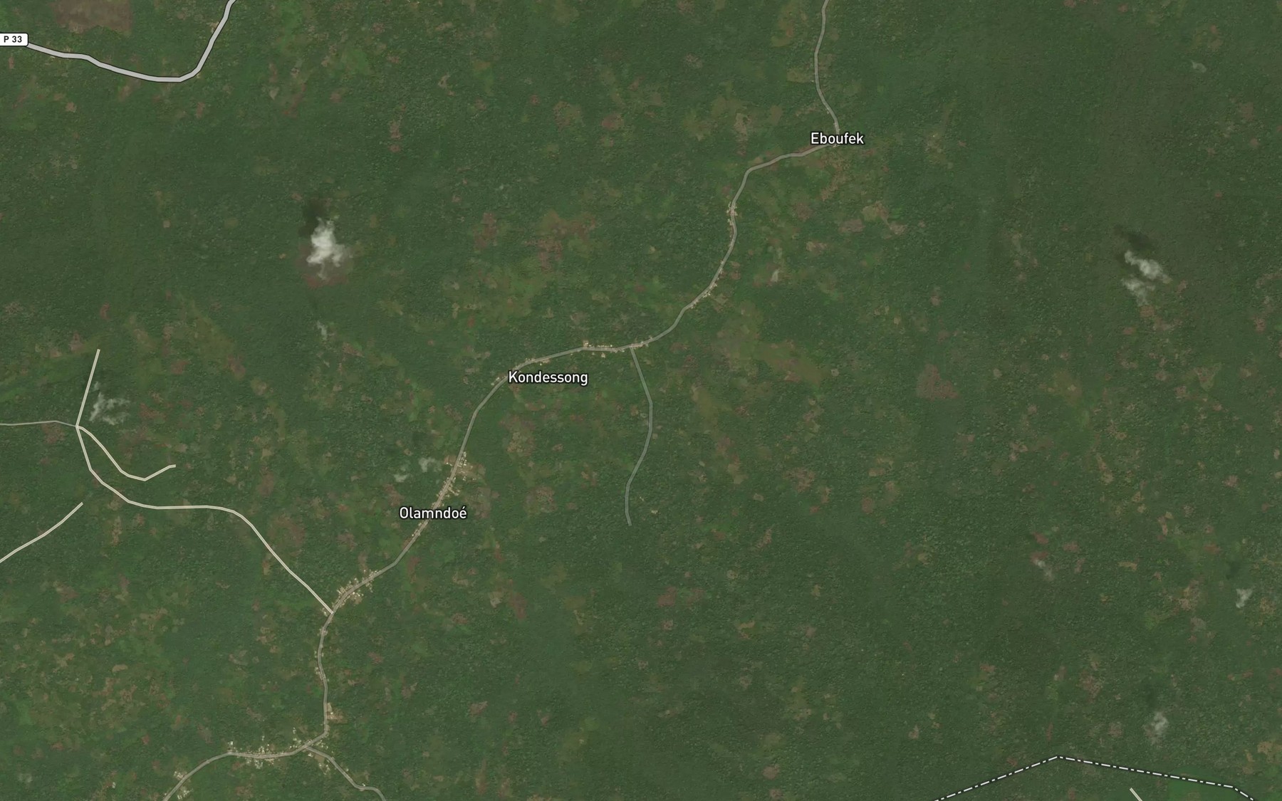 Satellite map of the Ofoumoulou