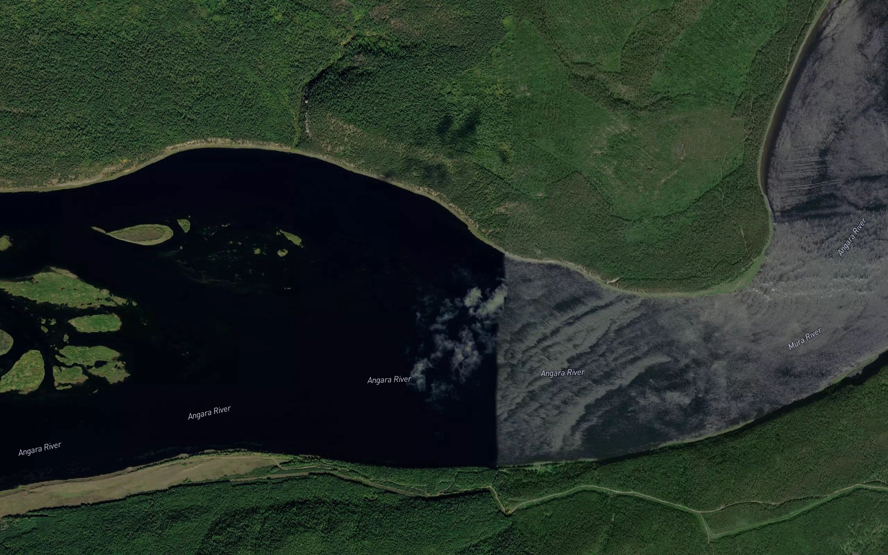 Satellite map of the Porog Murskiy