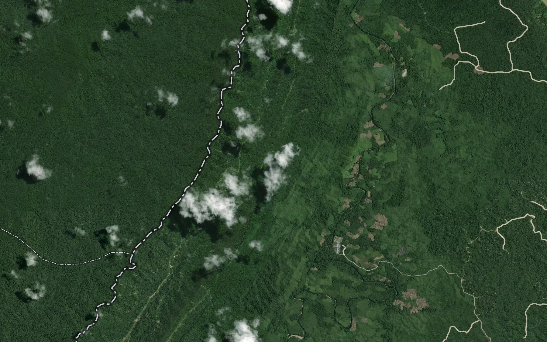 Satellite map of the Sungai Belaban