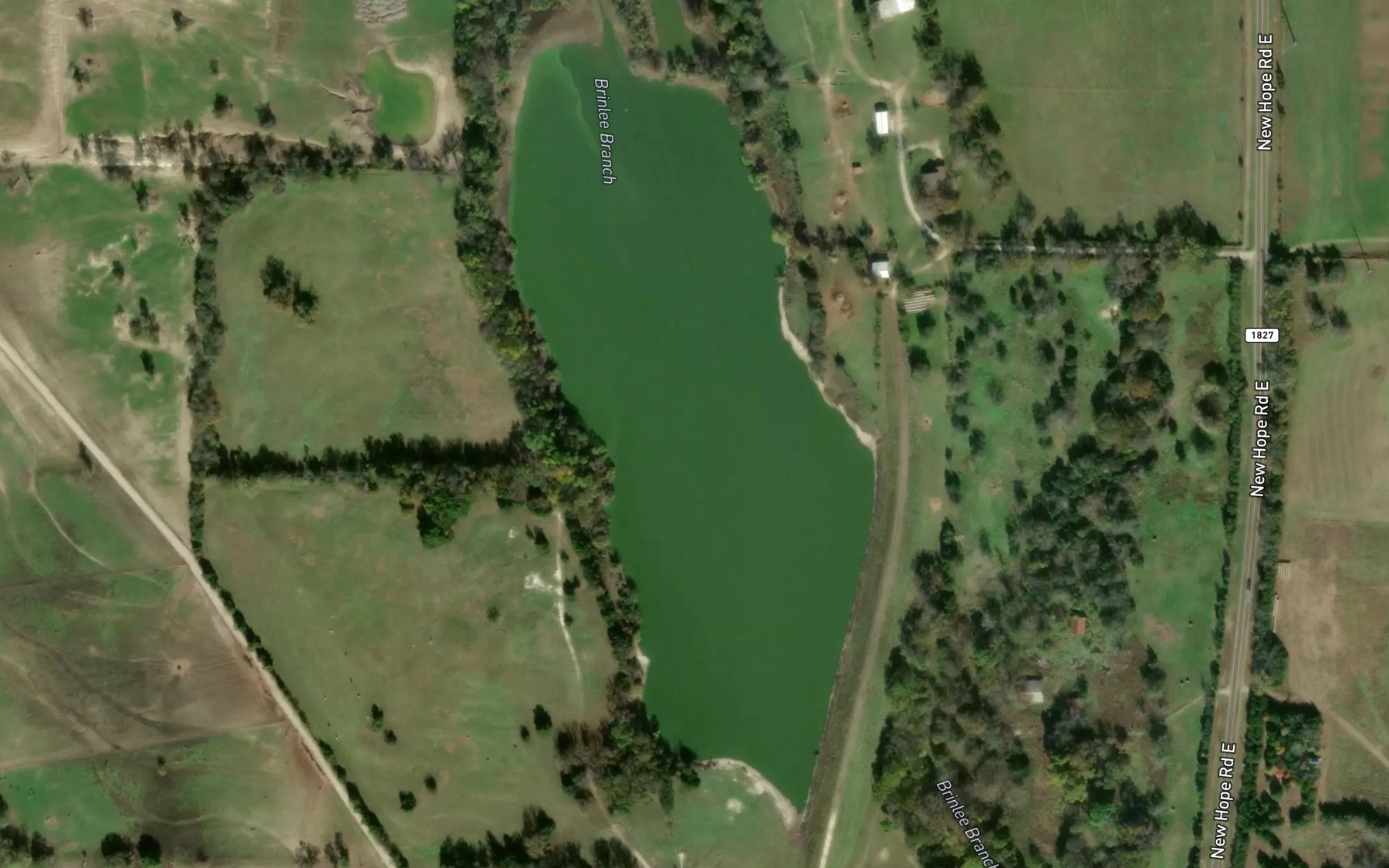 Satellite map of the Reservoir Number Ten