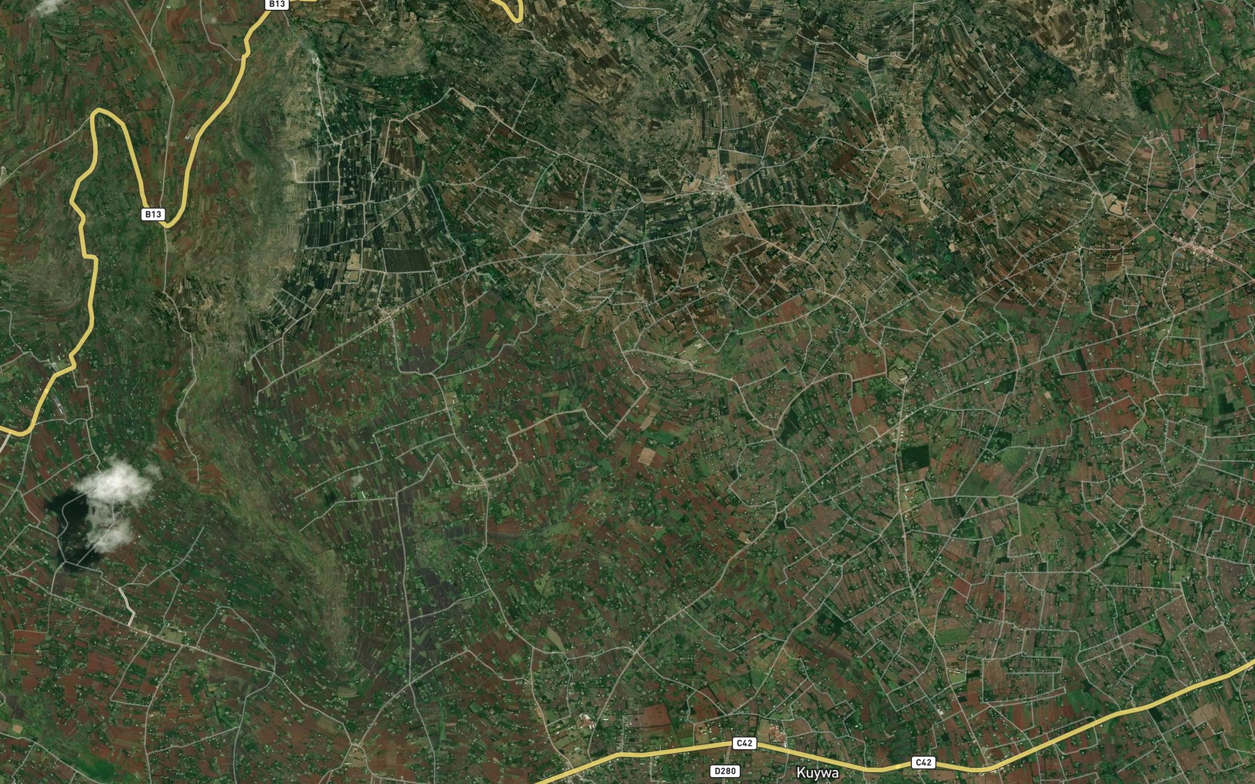 Satellite map of the Kapstat