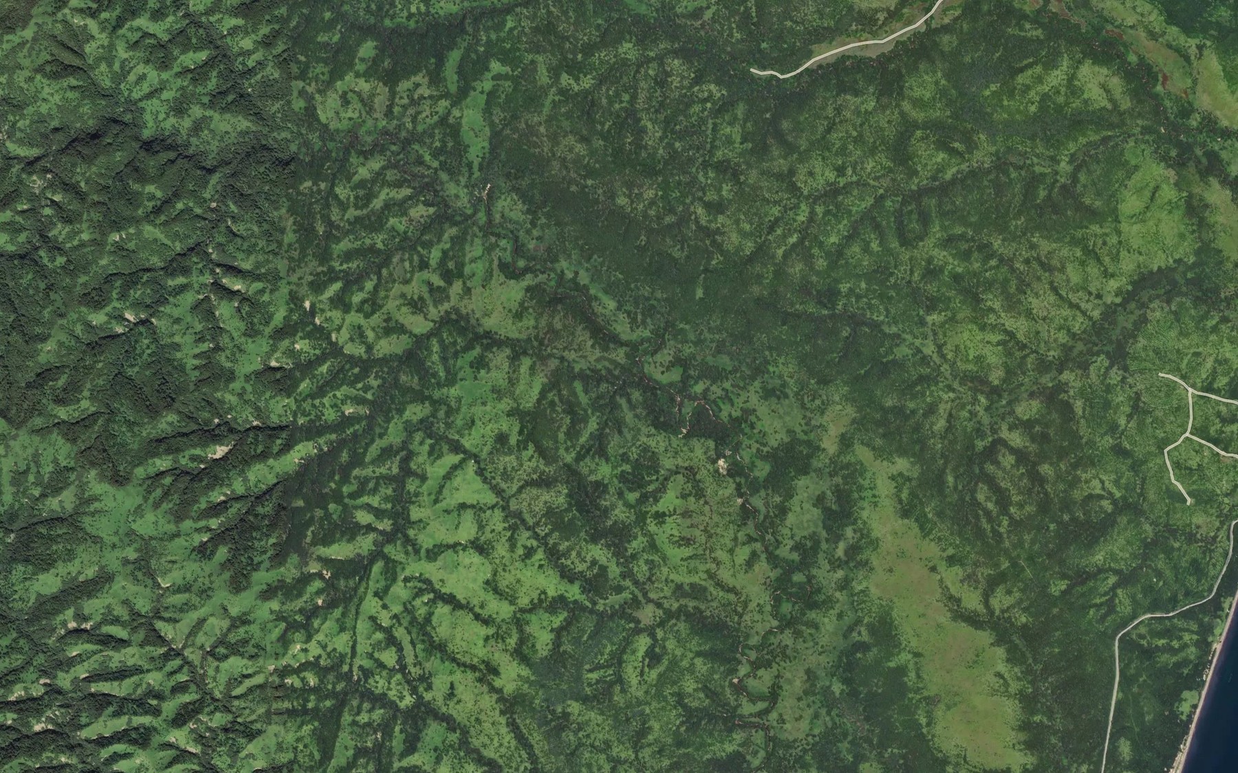 Satellite map of the Berezki