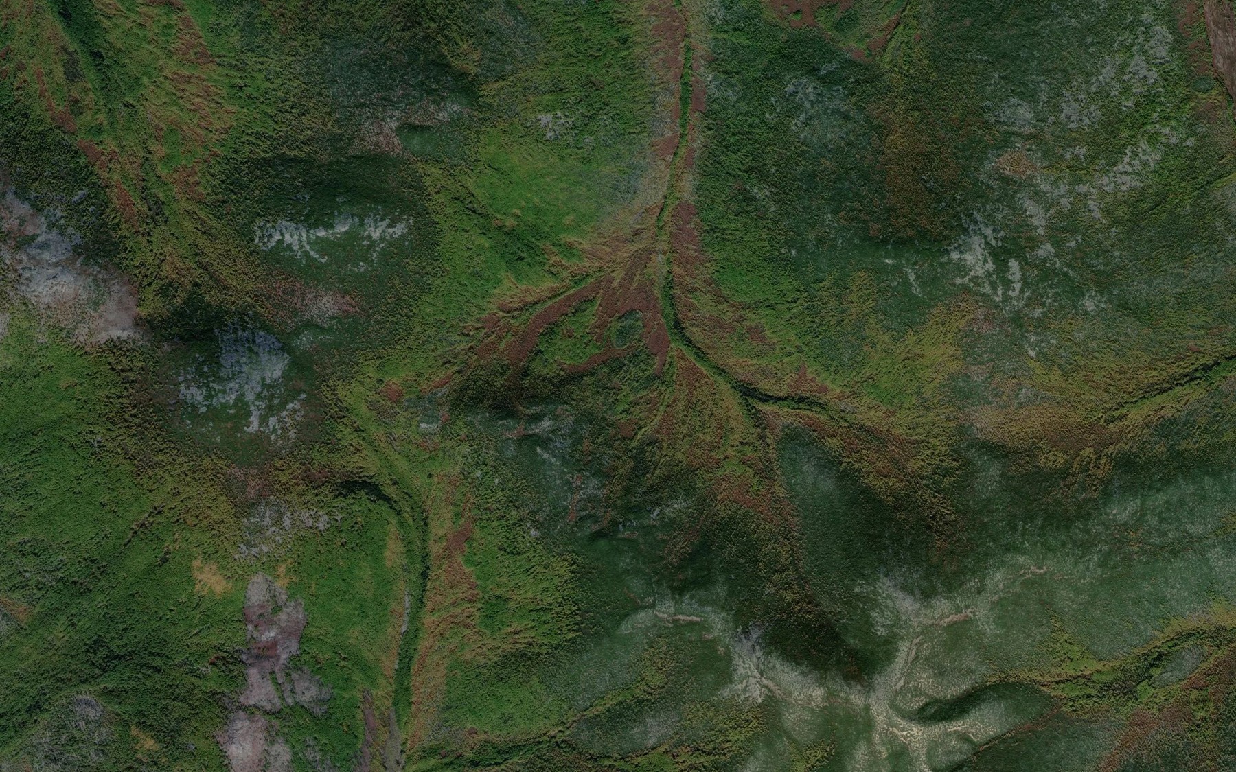 Satellite map of the Sargatalakh