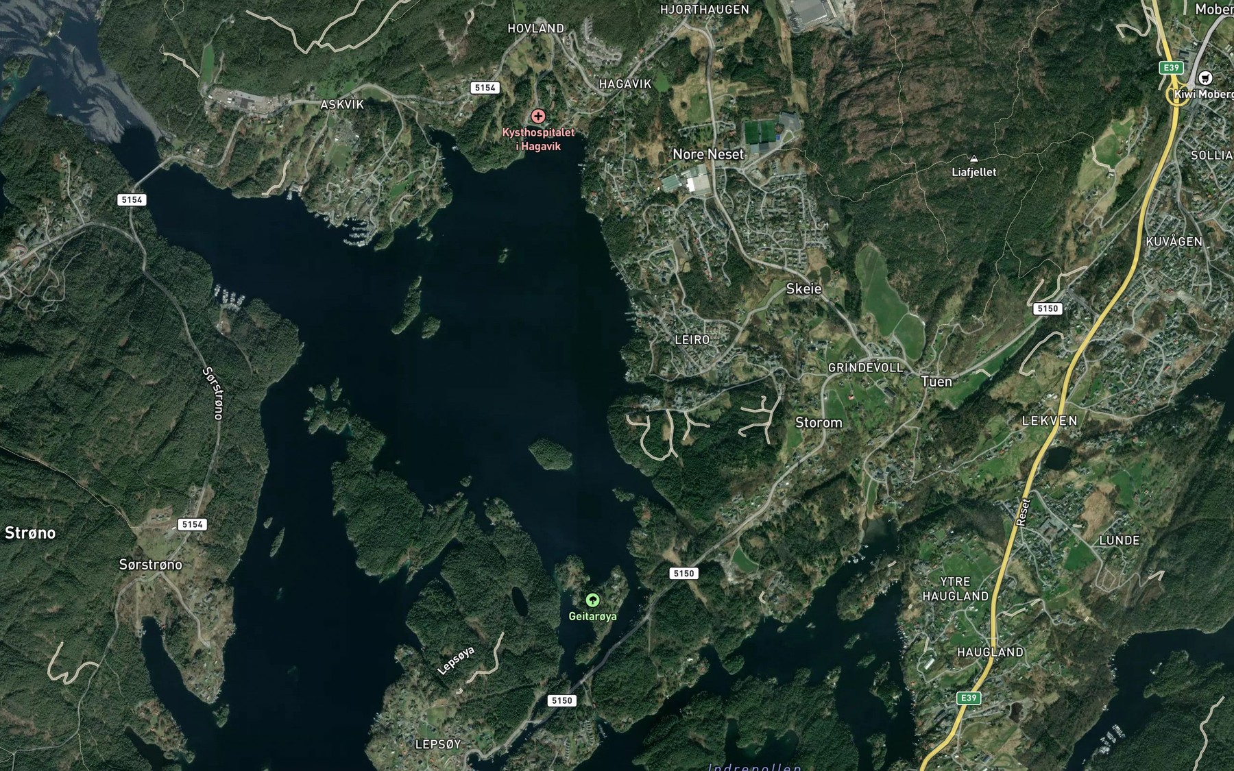 Satellite map of the Skeisstoa