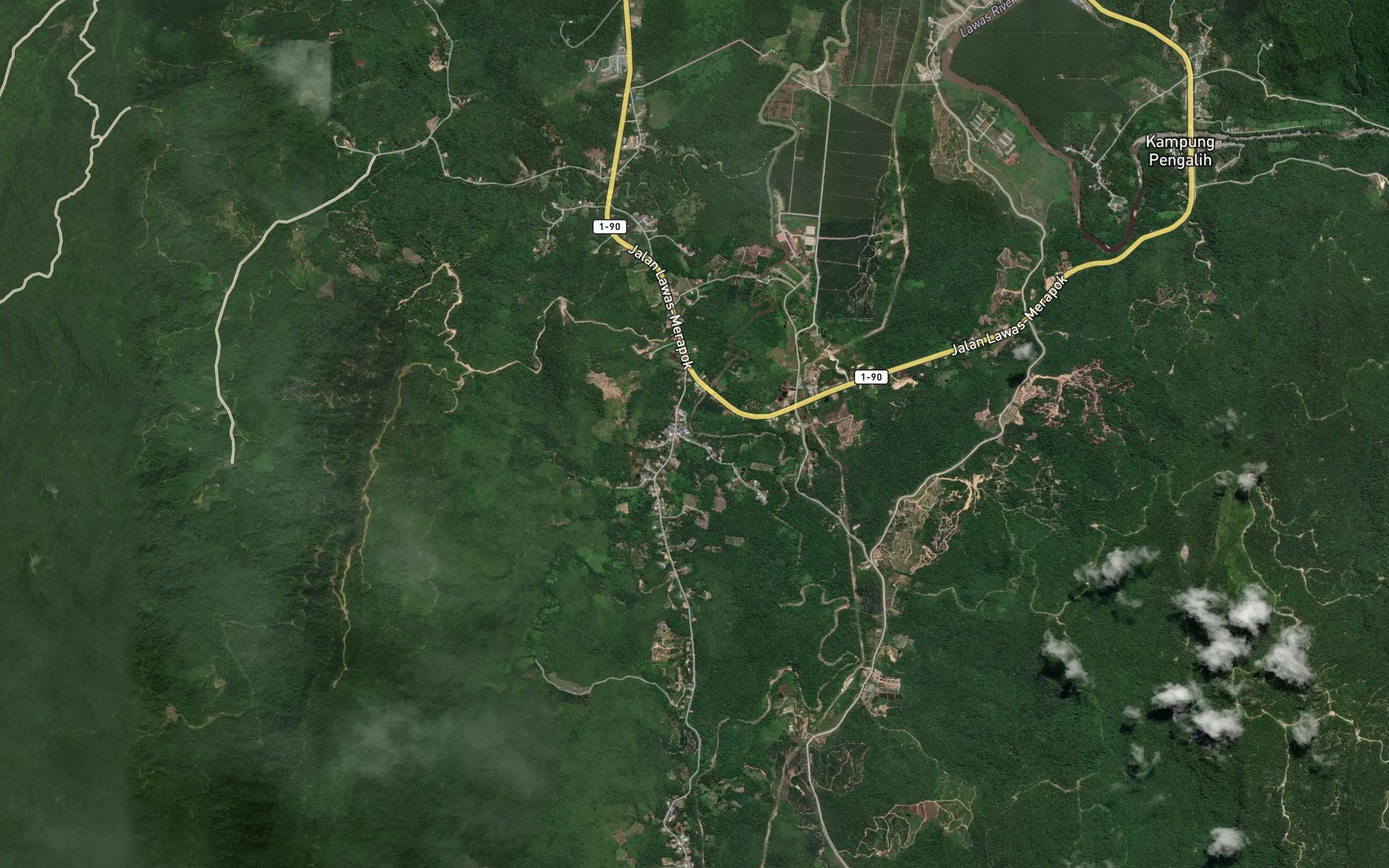 Satellite map of the Sungai Tuma