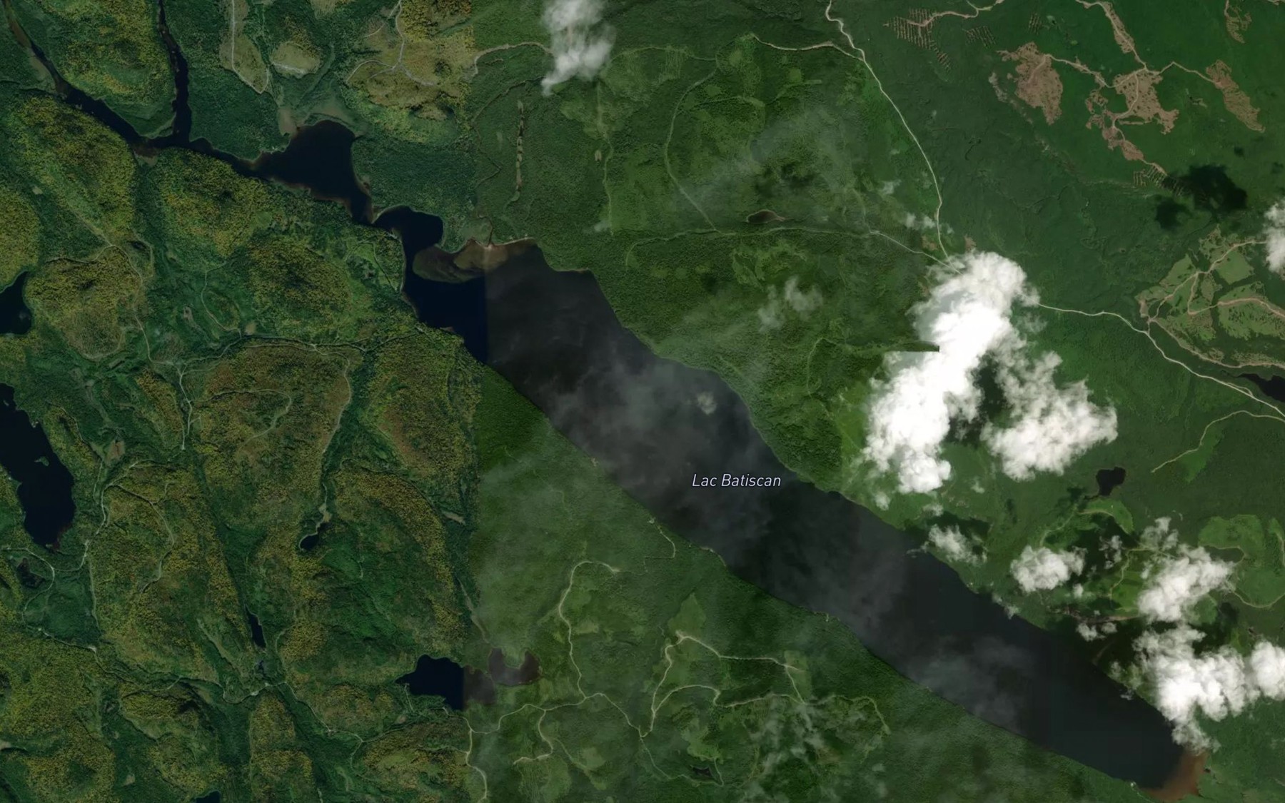 Satellite map of the Riviere a Moise
