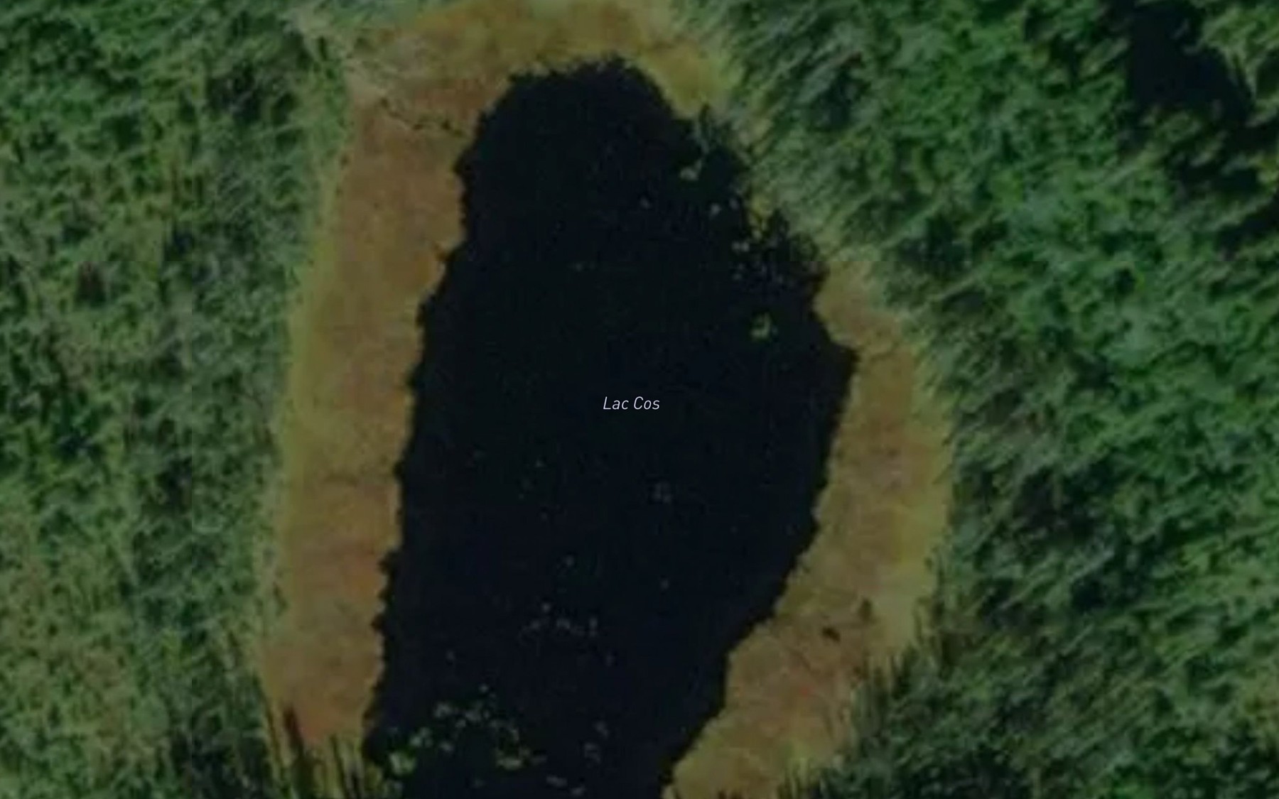 Satellite map of the Lac Cos