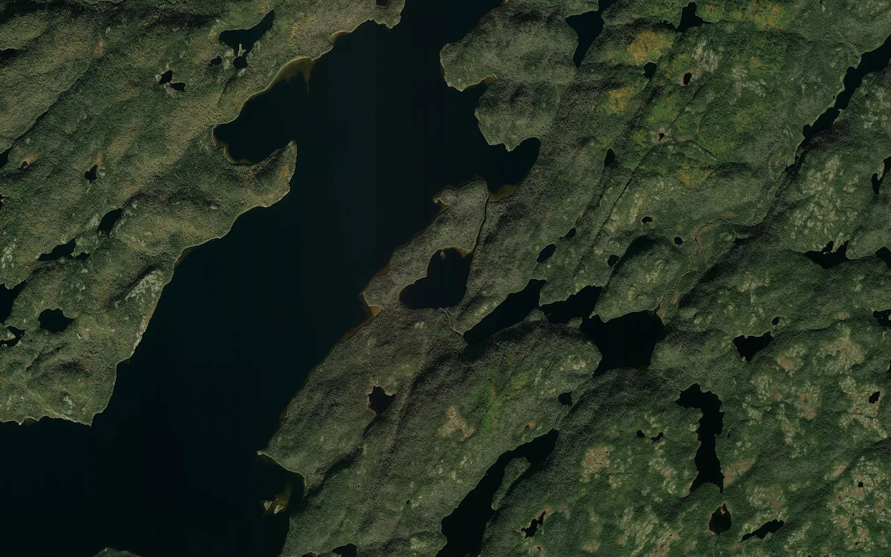 Satellite map of the Lac Kaiatuakamat