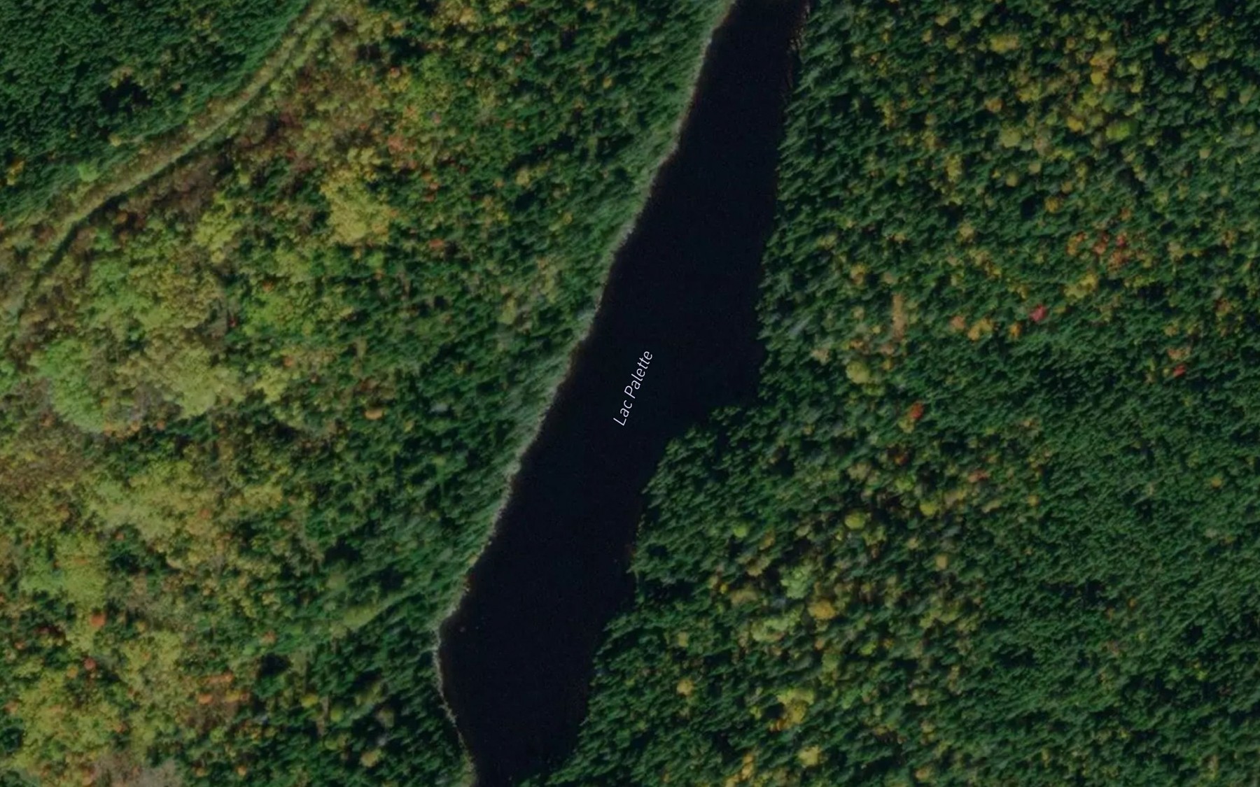 Satellite map of the Lac Palette
