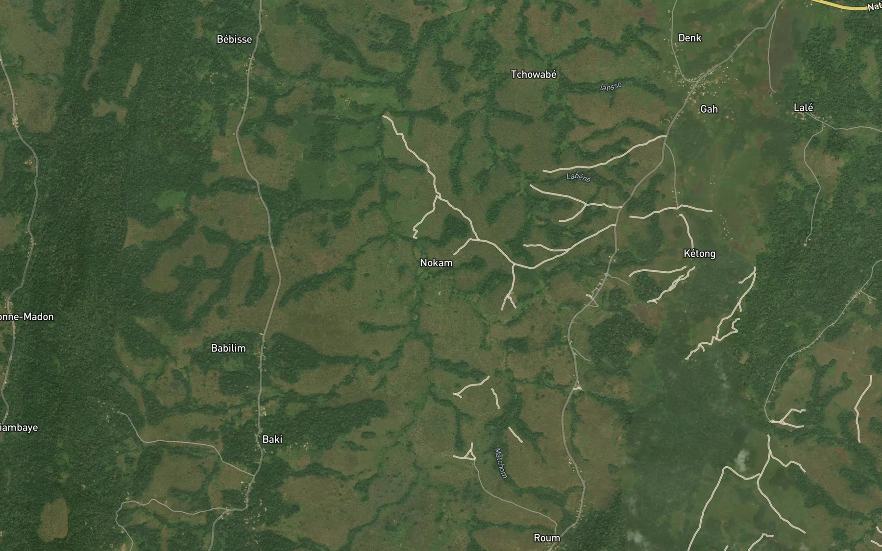 Satellite map of the Matchom