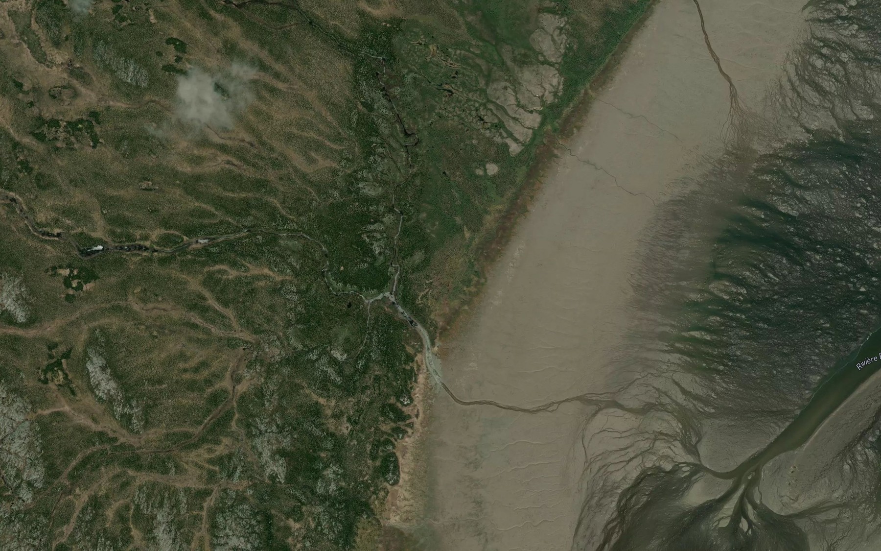 Satellite map of the Riviere Assaasijuup Kuukulunga