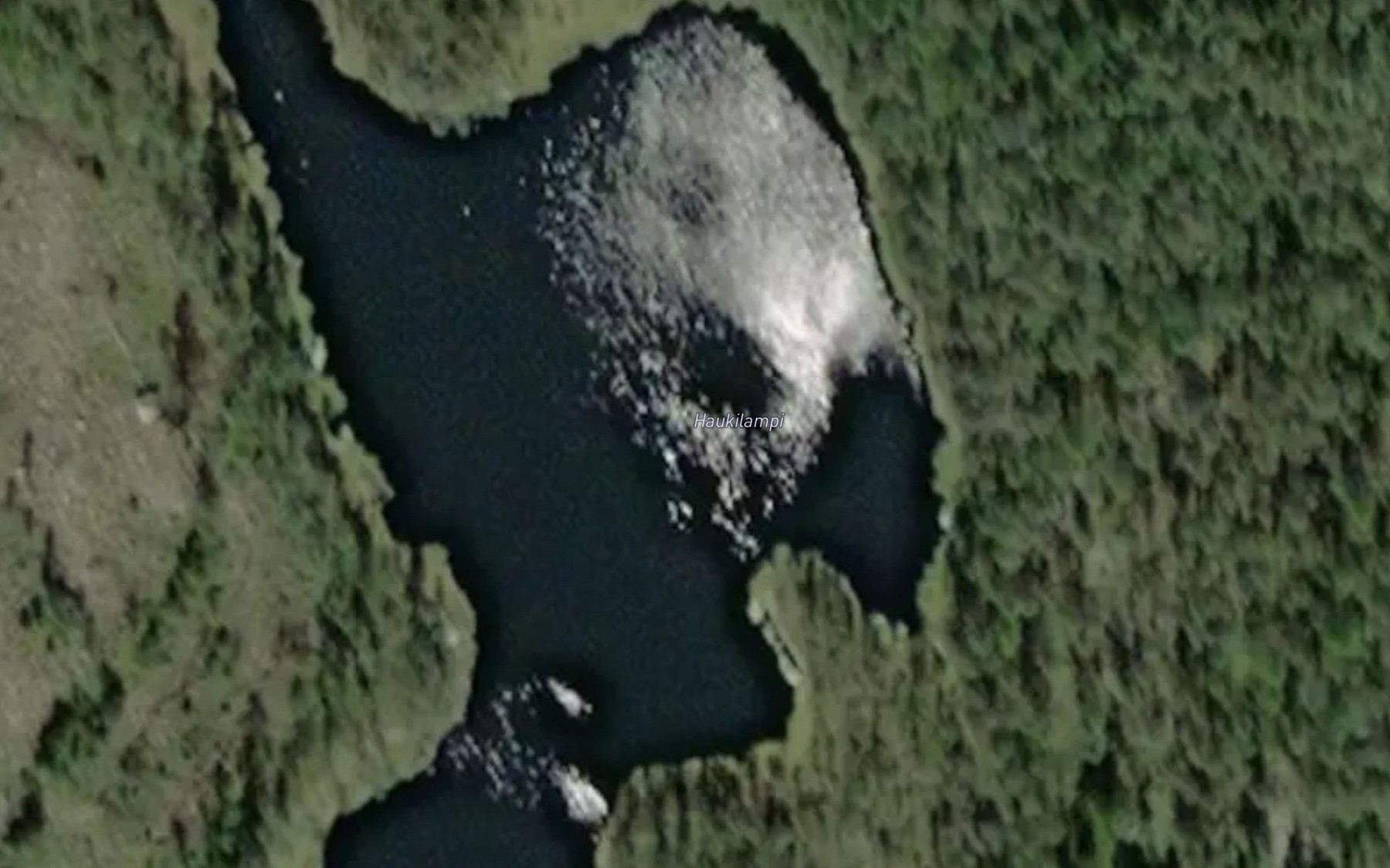 Satellite map of the Haukilampi
