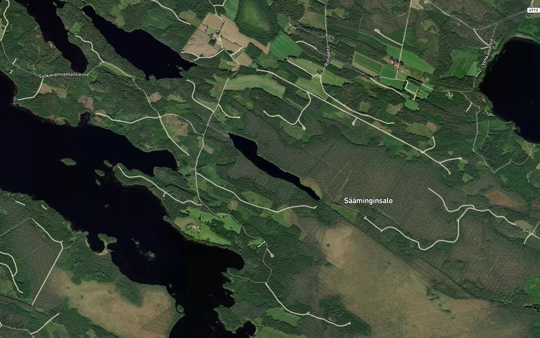 Satellite map of the Suolampi
