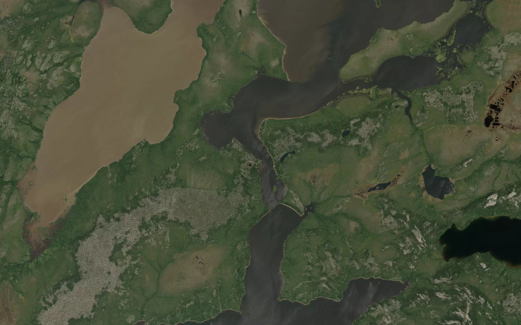 Satellite map of the Passe Upaukaw