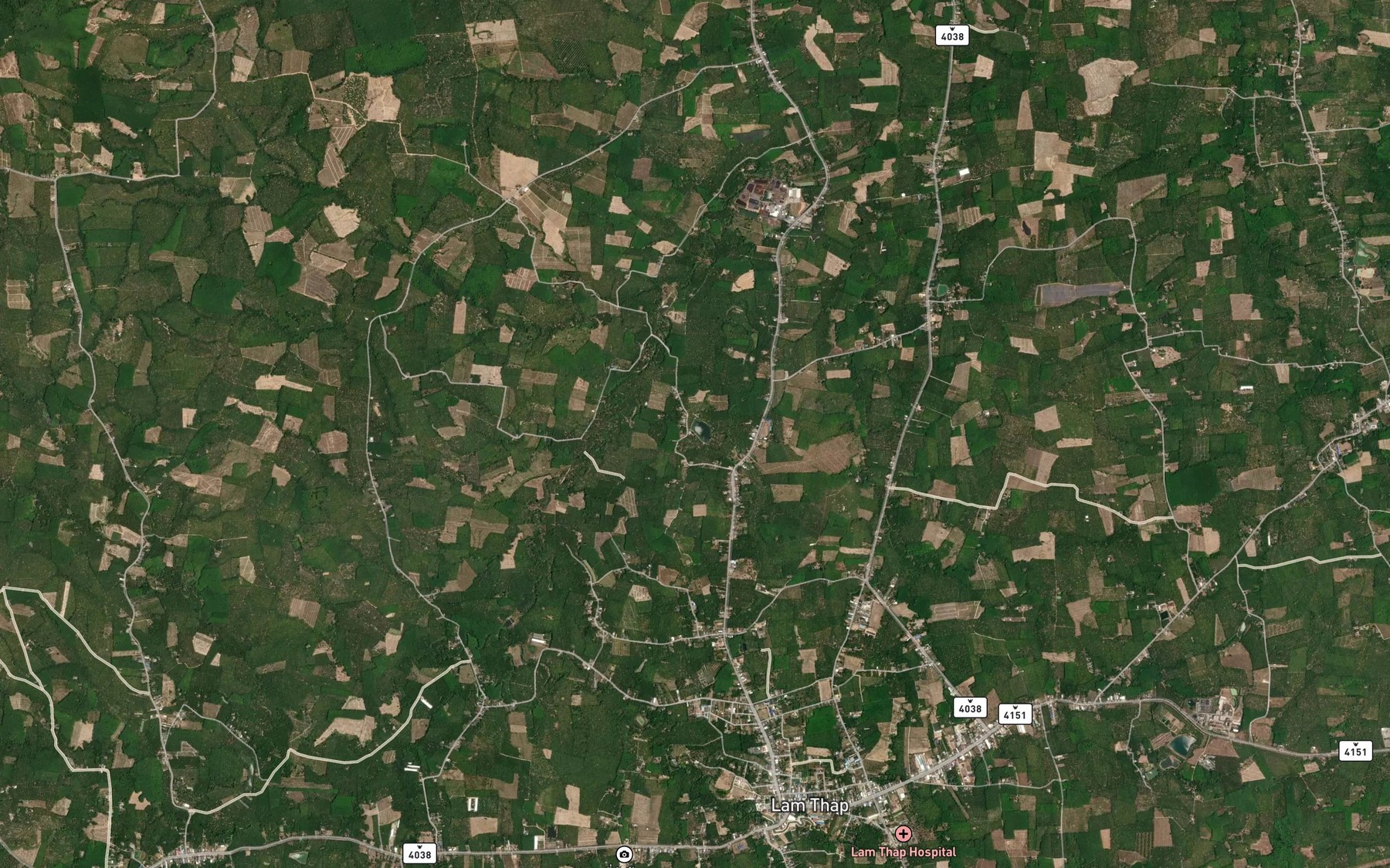 Satellite map of the Nong Na Phru