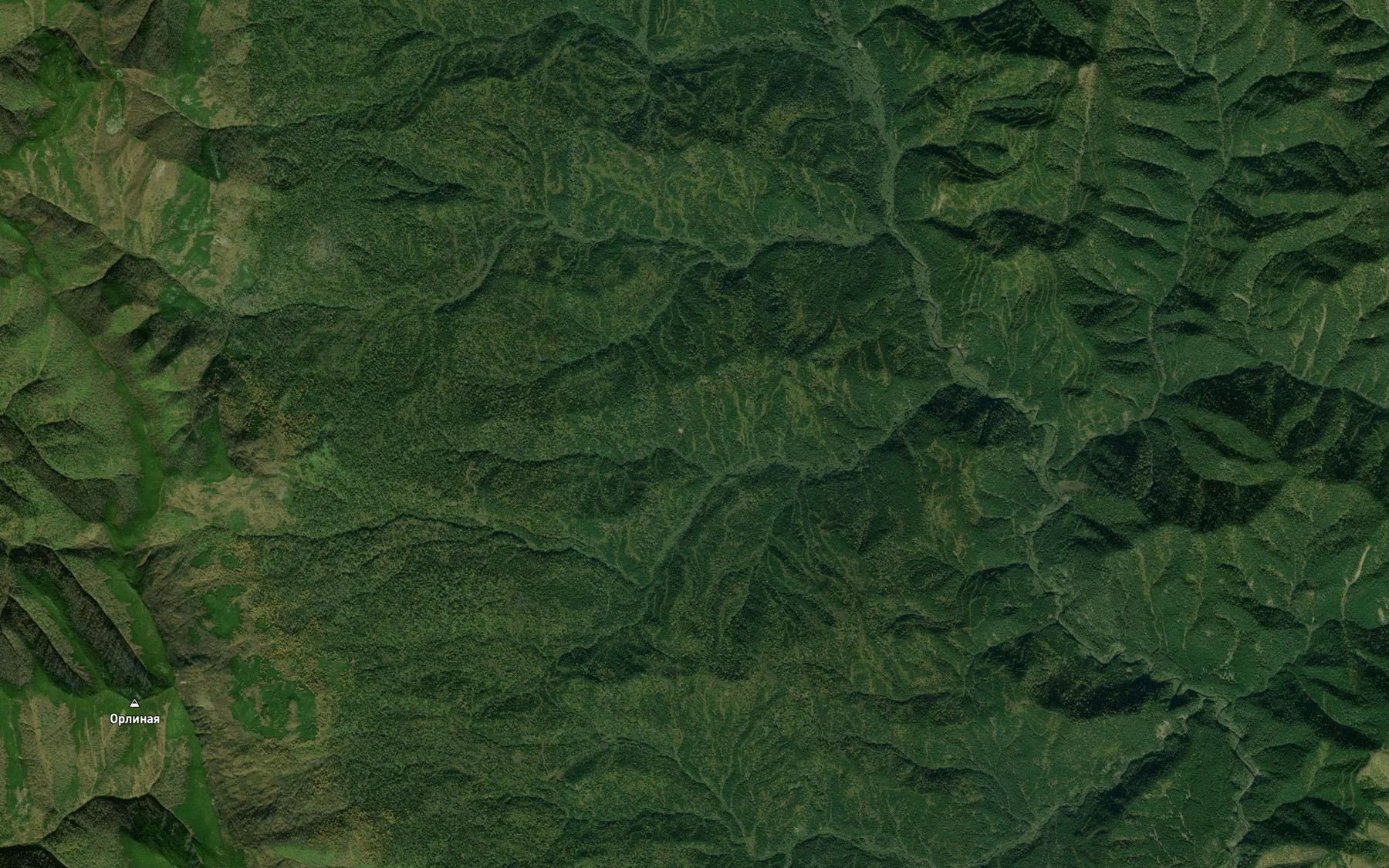 Satellite map of the Orel