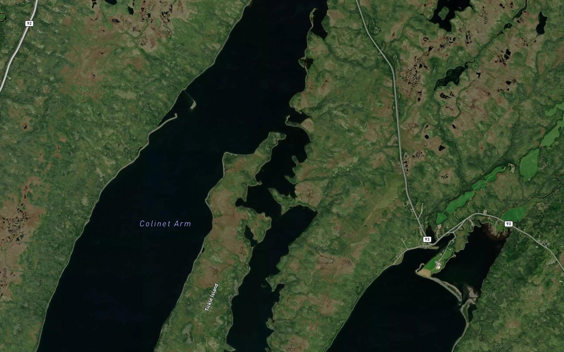 Satellite map of the The Passage