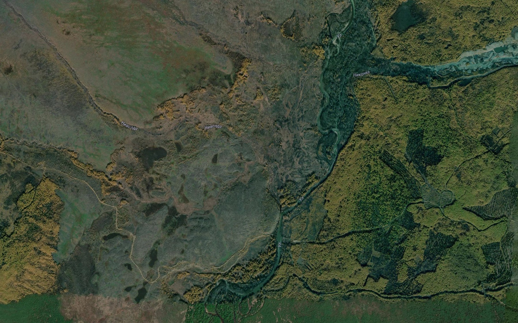 Satellite map of the Chinayk