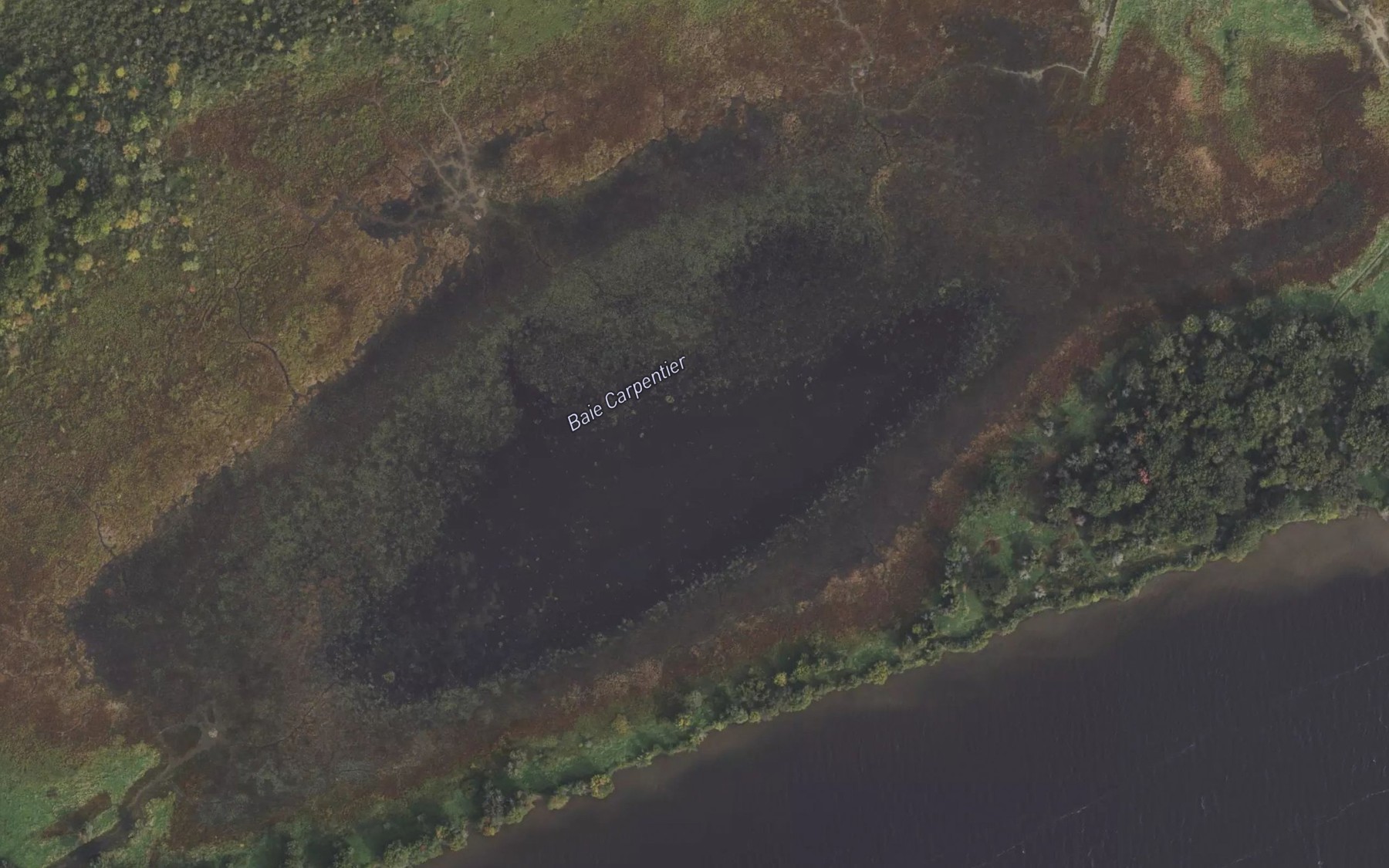 Satellite map of the Baie Carpentier