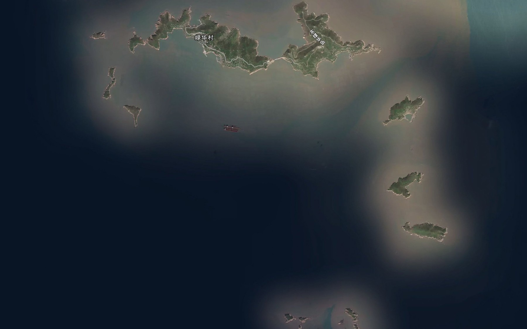 Satellite map of the Tongqianchuan