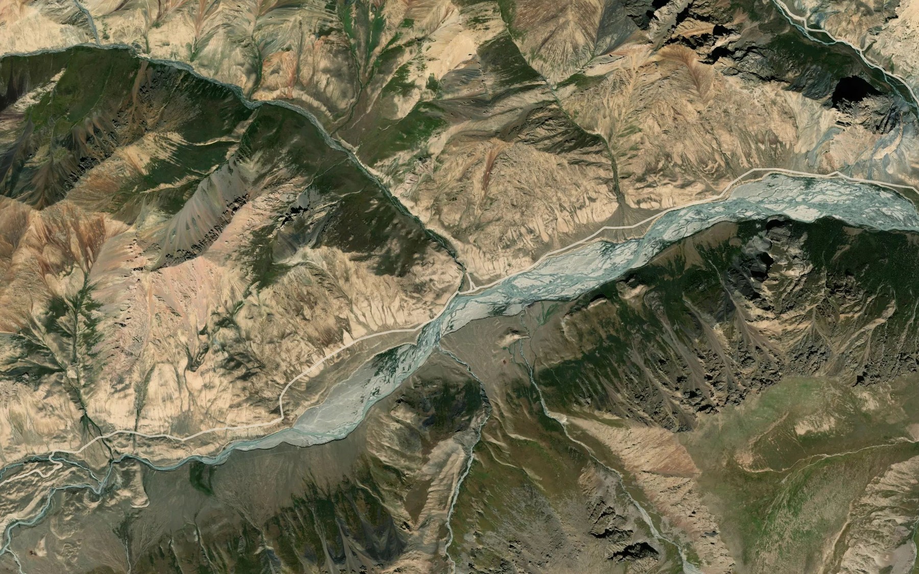 Satellite map of the Sharkratma
