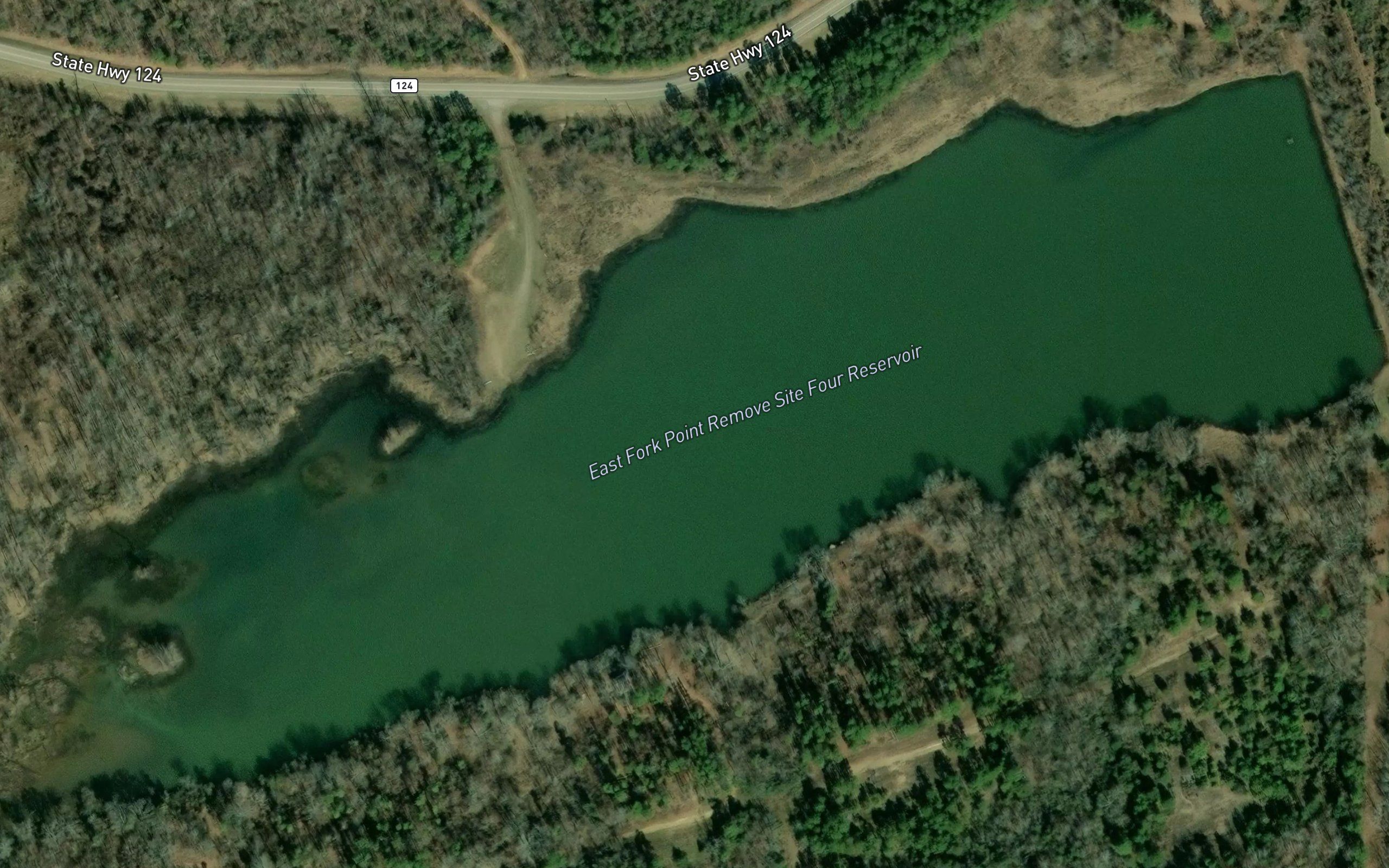 East Fork Point Remove Site Four Reservoir