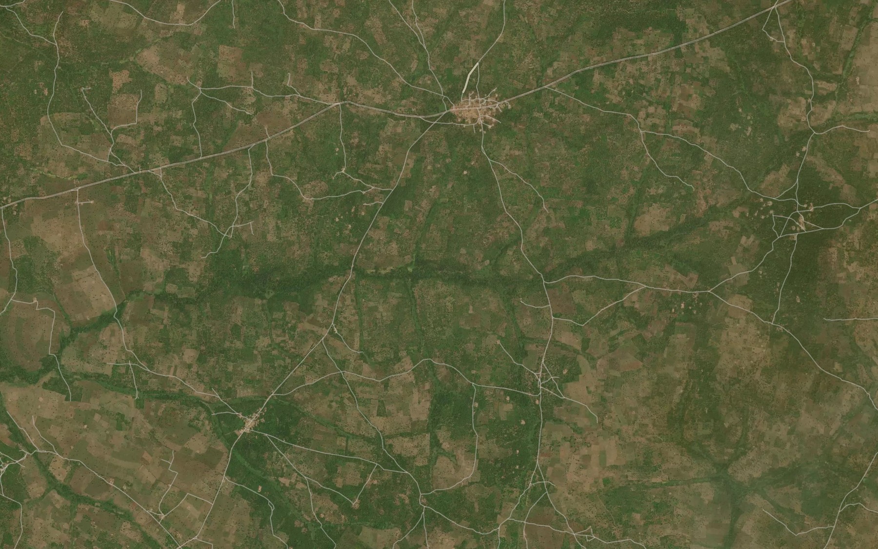 Satellite map of the River Wuru