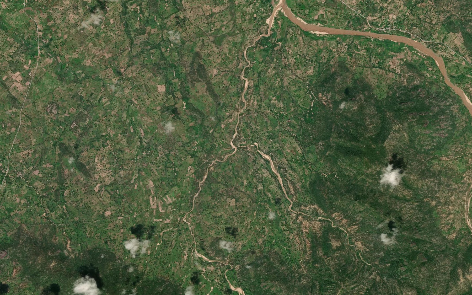 Satellite map of the River Kassa Kuru