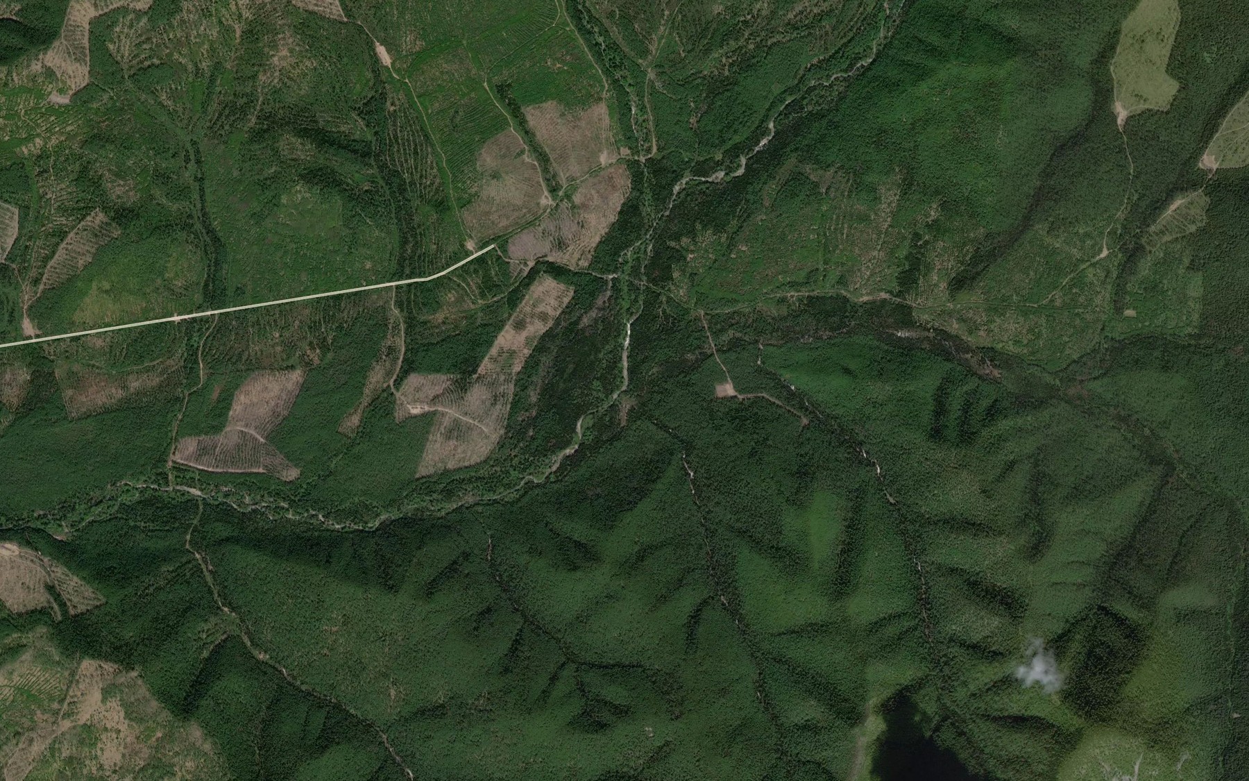 Satellite map of the Bludnyy