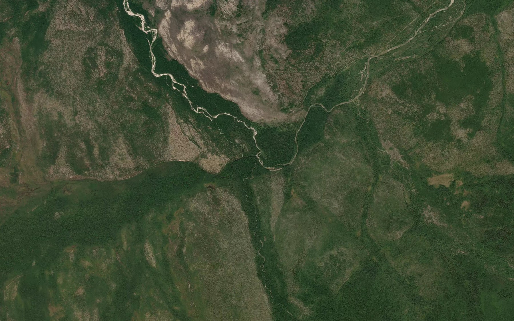 Satellite map of the Inek