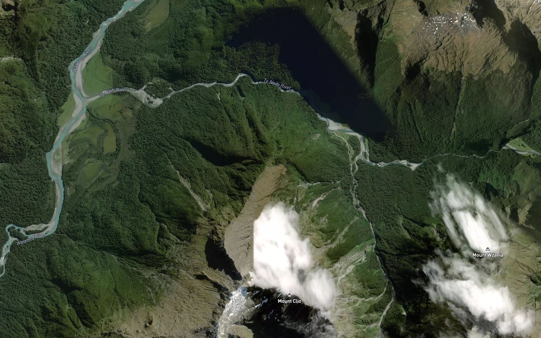Satellite map of the Tumbling Torrent