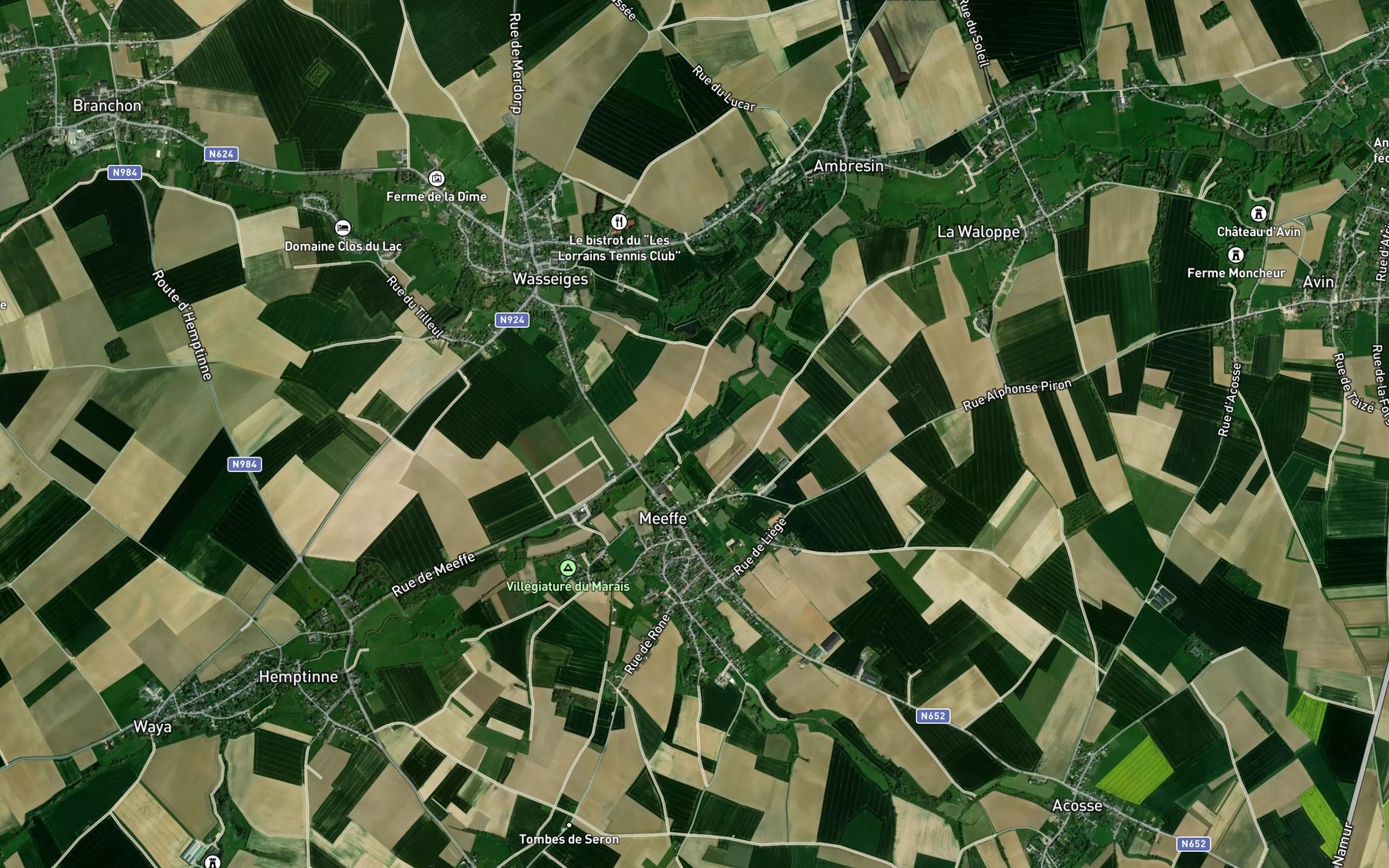 Satellite map of the Soile