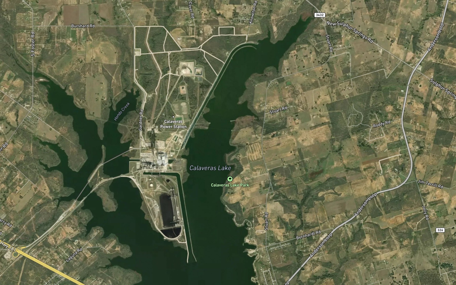 Satellite map of the Spot 5