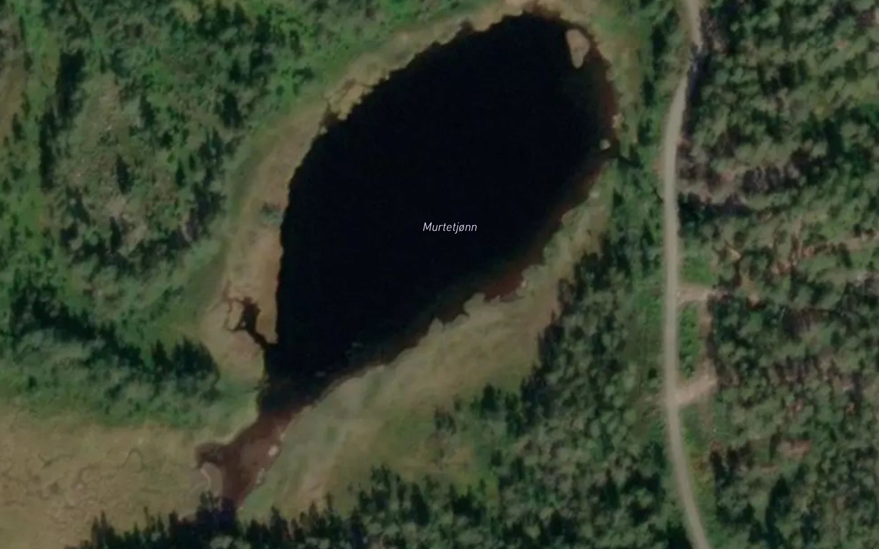 Satellite map of the Murtetjorn