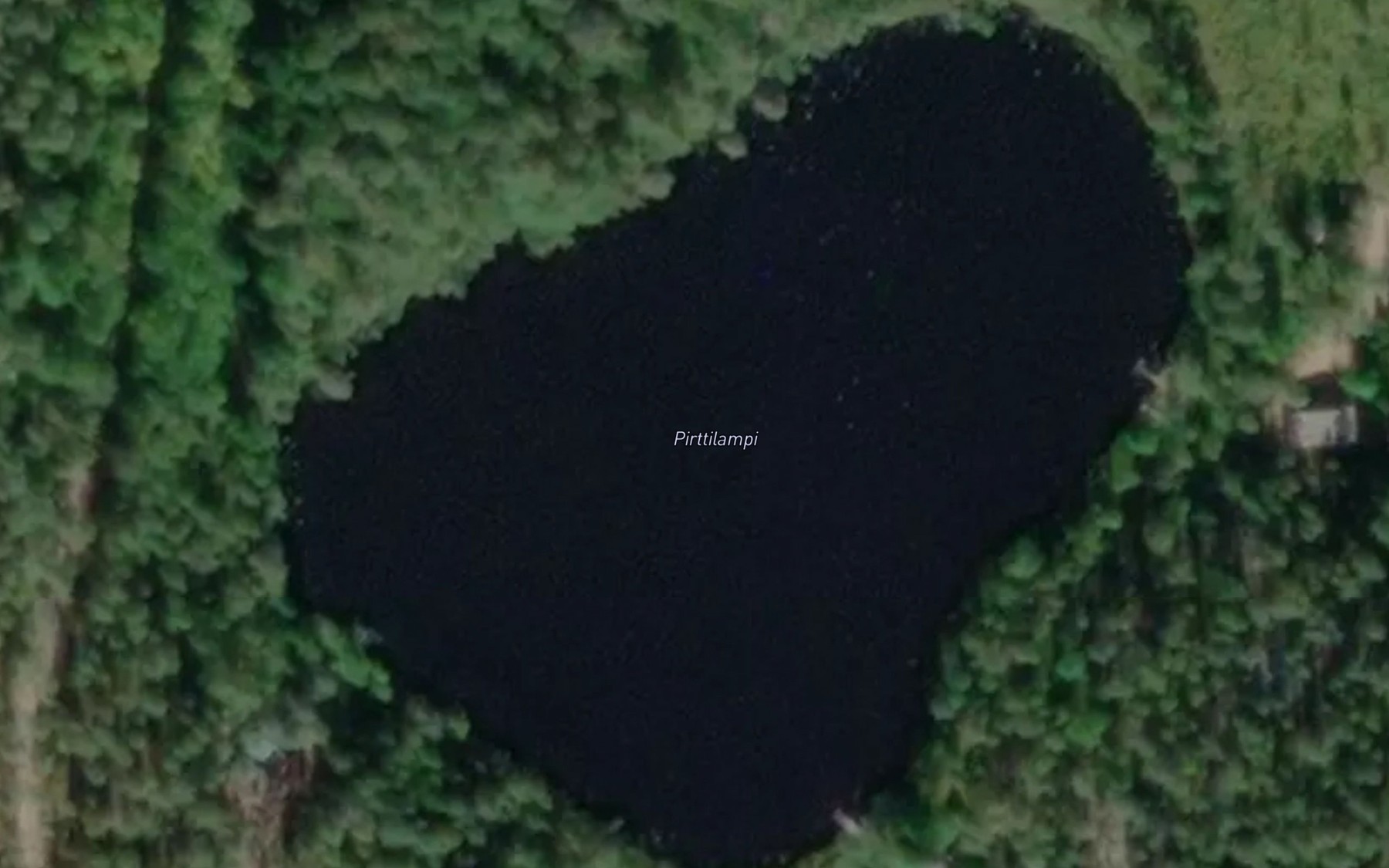 Satellite map of the Pirttilampi