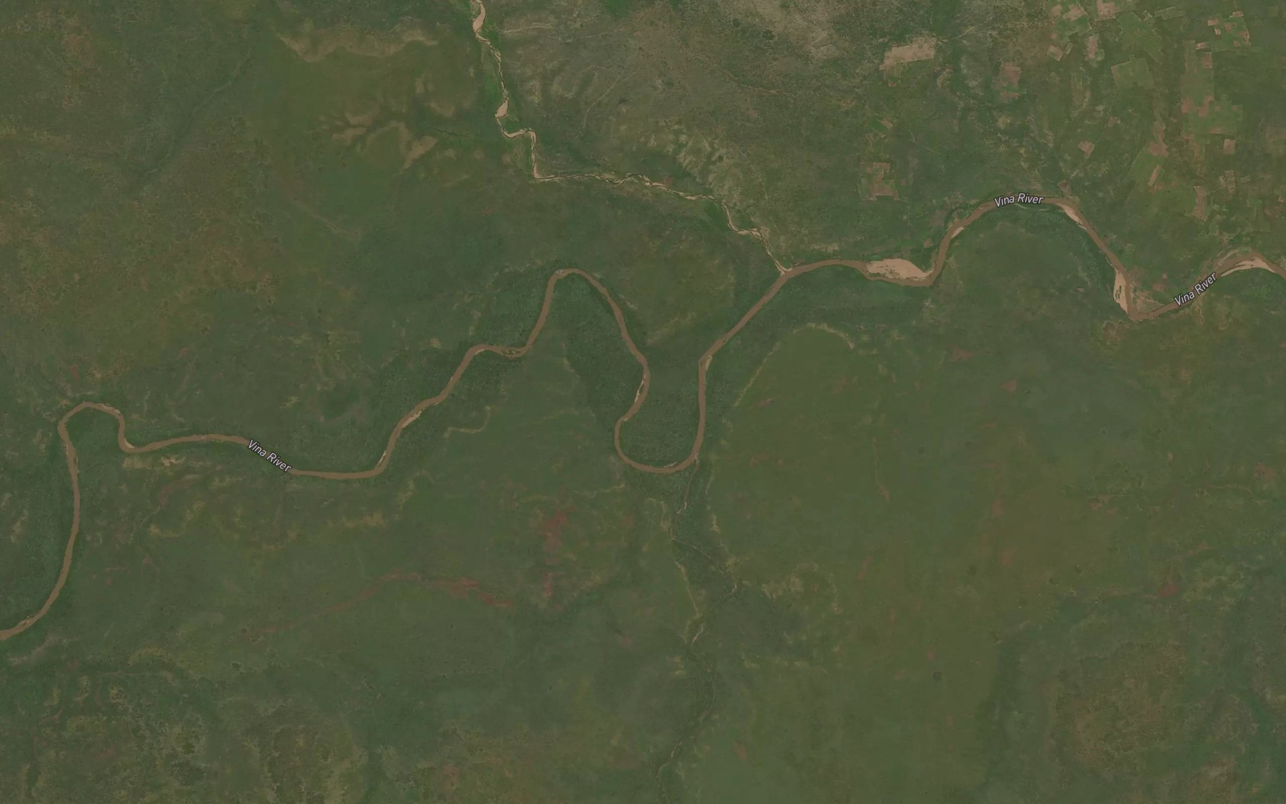 Satellite map of the Eneni