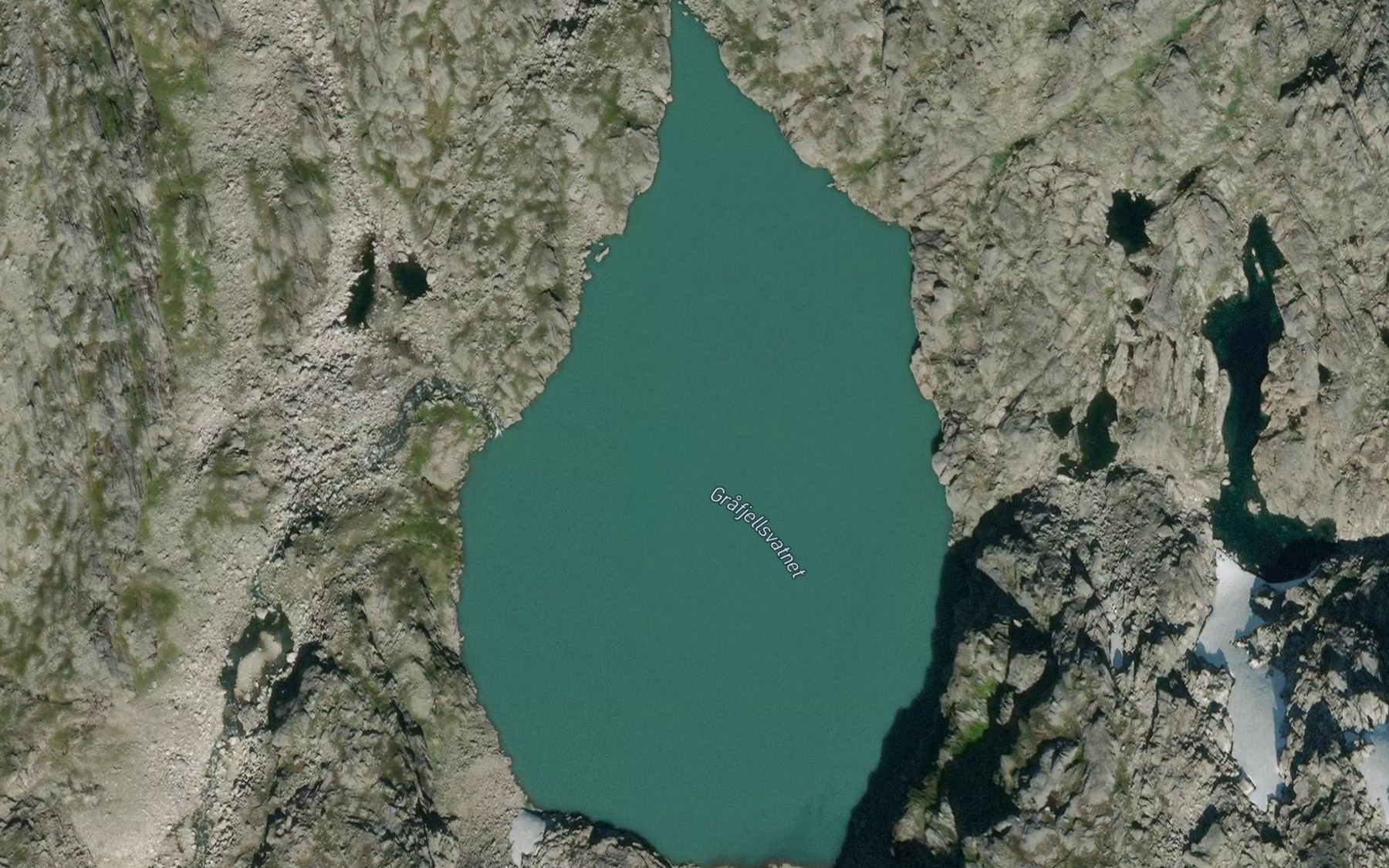 Satellite map of the Grafjellsvatnet