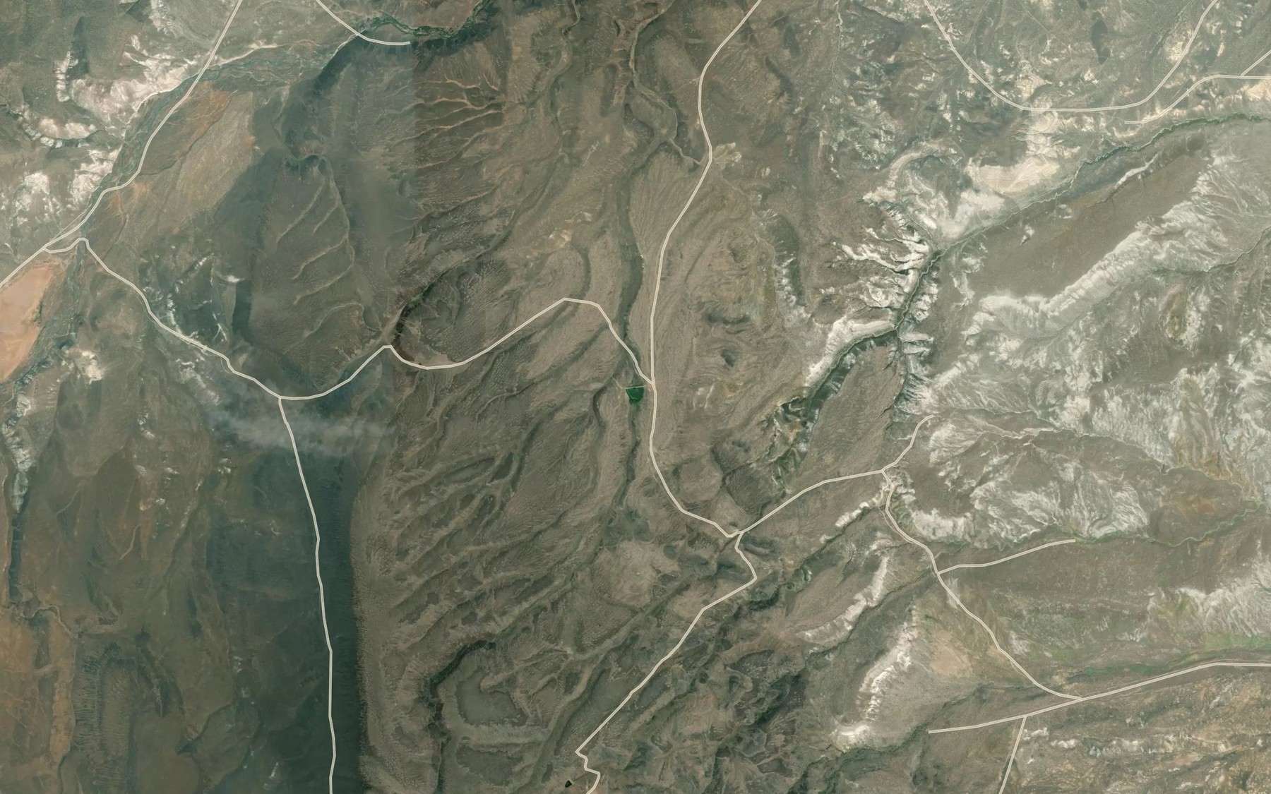 Satellite map of the Allotment Reservoir Number Three