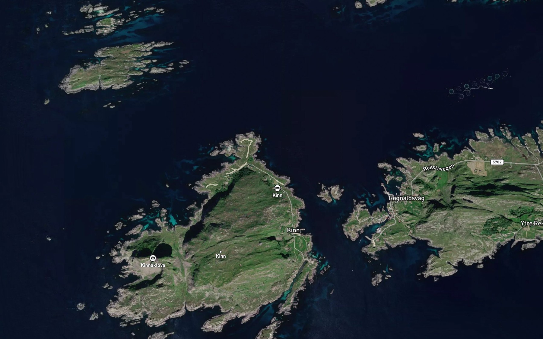 Satellite map of the Geitevika