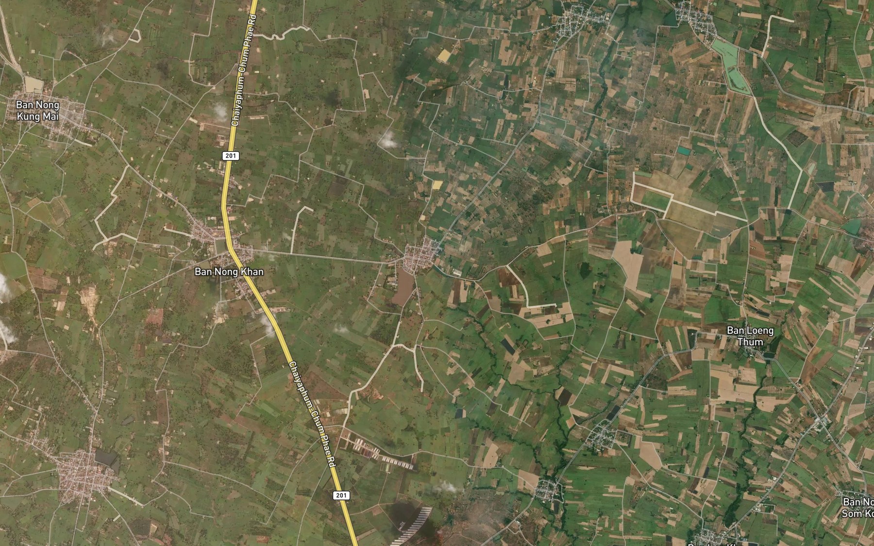 Satellite map of the Nong No
