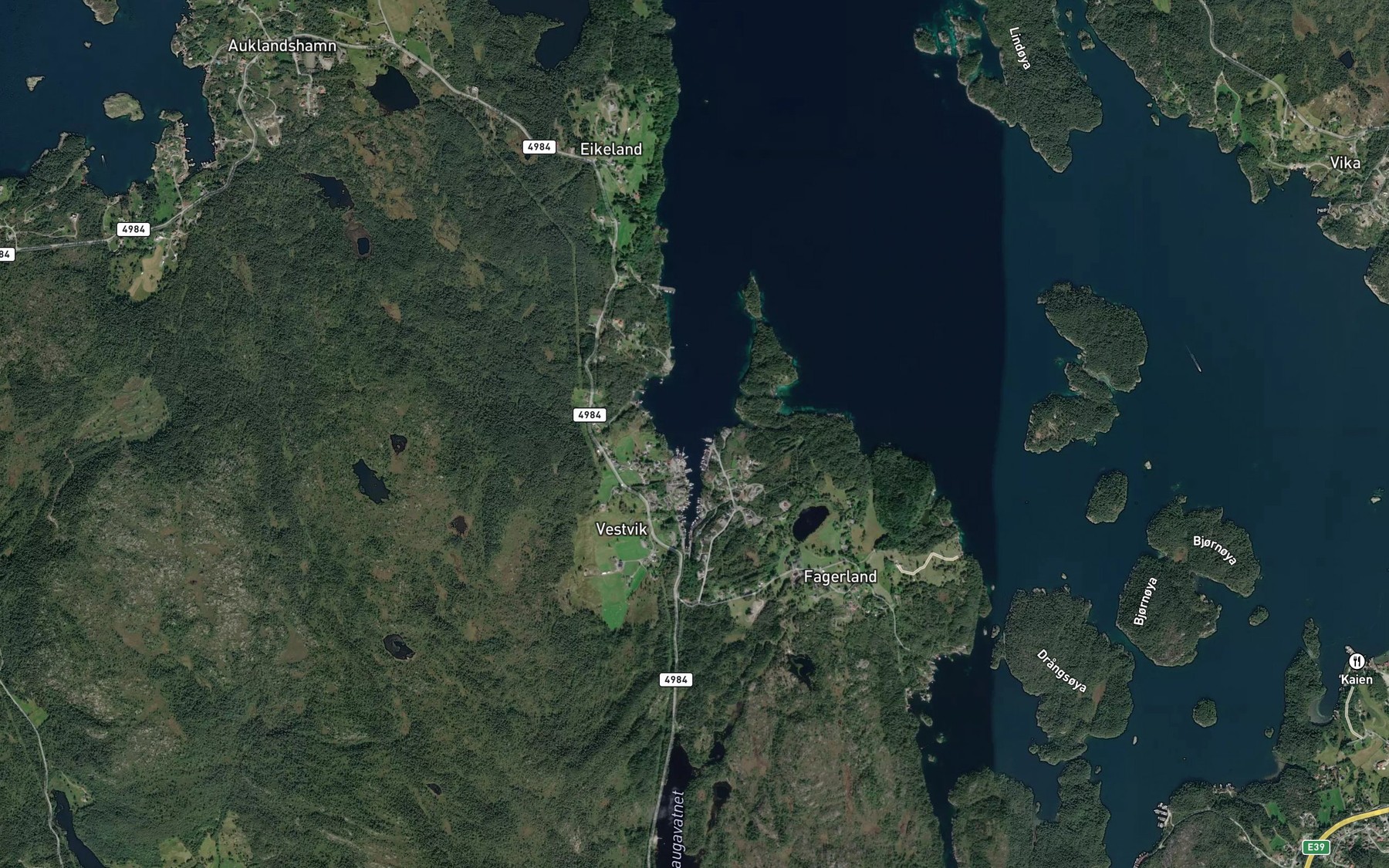 Satellite map of the Glasmarkarvika