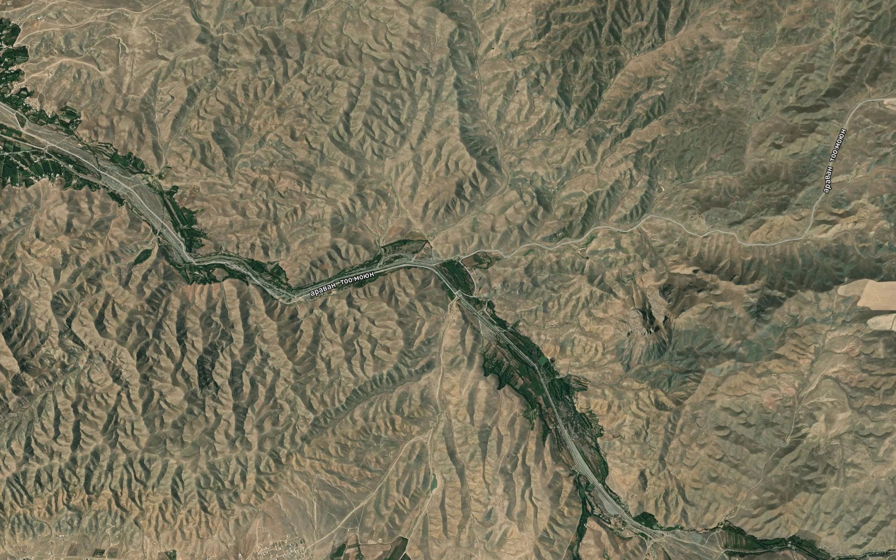 Satellite map of the Abshir-Say