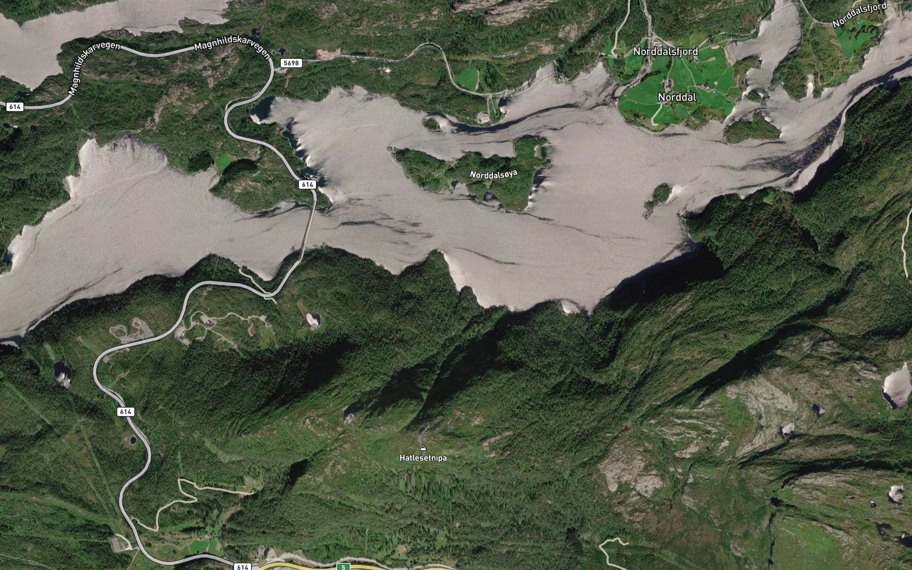 Satellite map of the Ytstevika