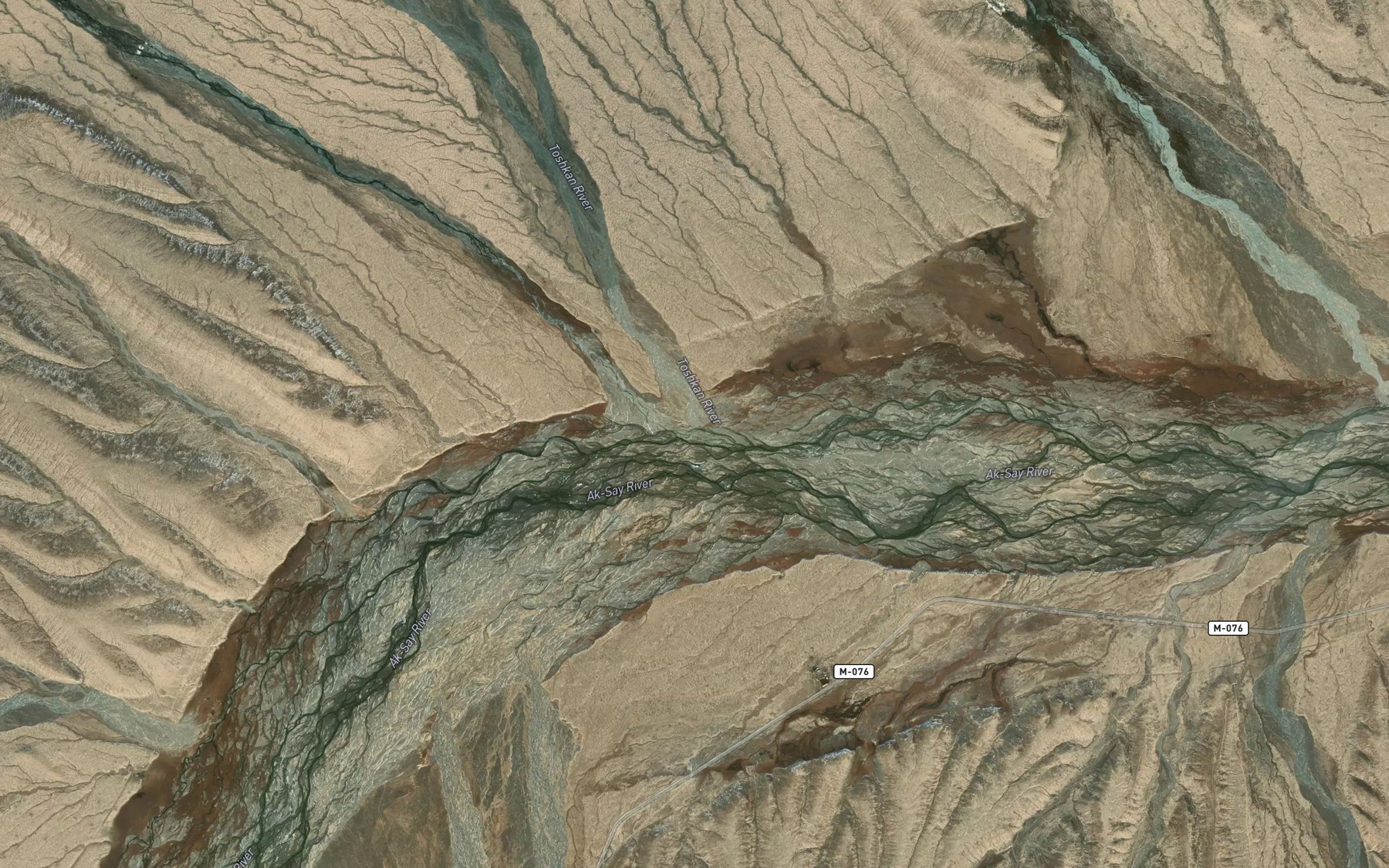 Satellite map of the Surteke