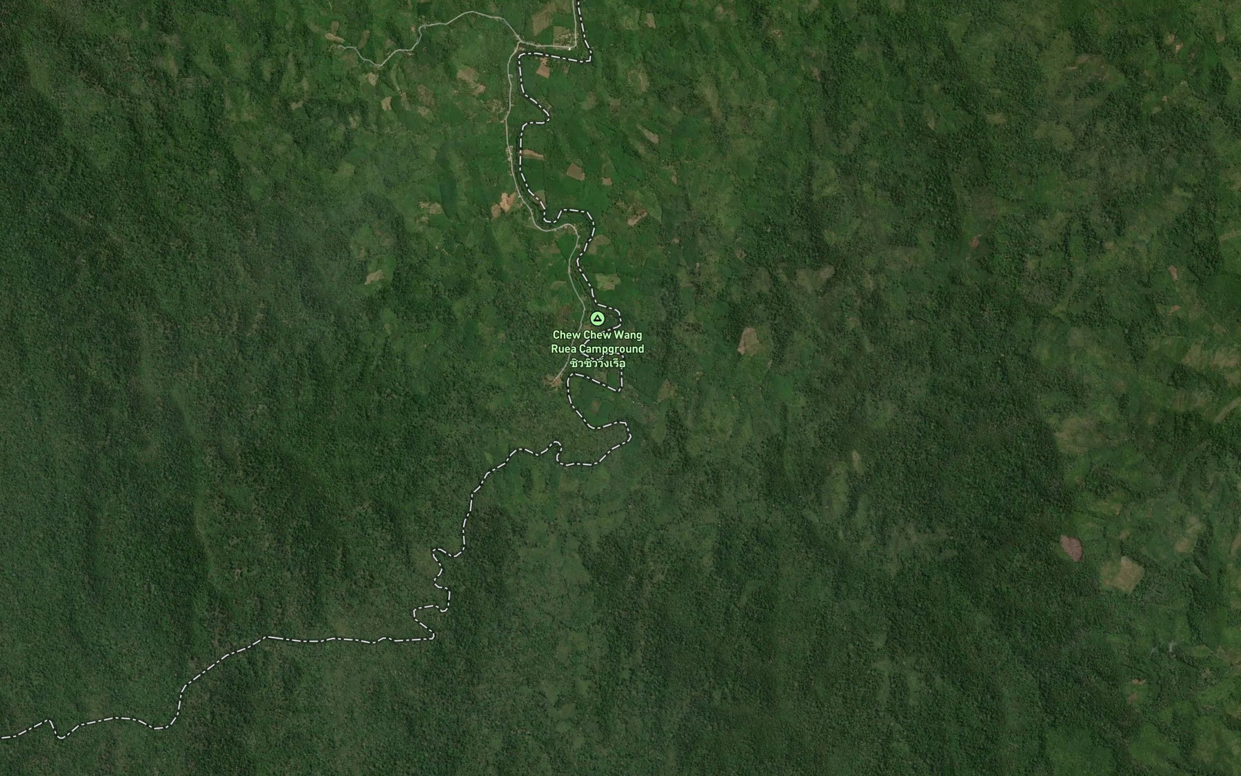 Satellite map of the Khlong Treng