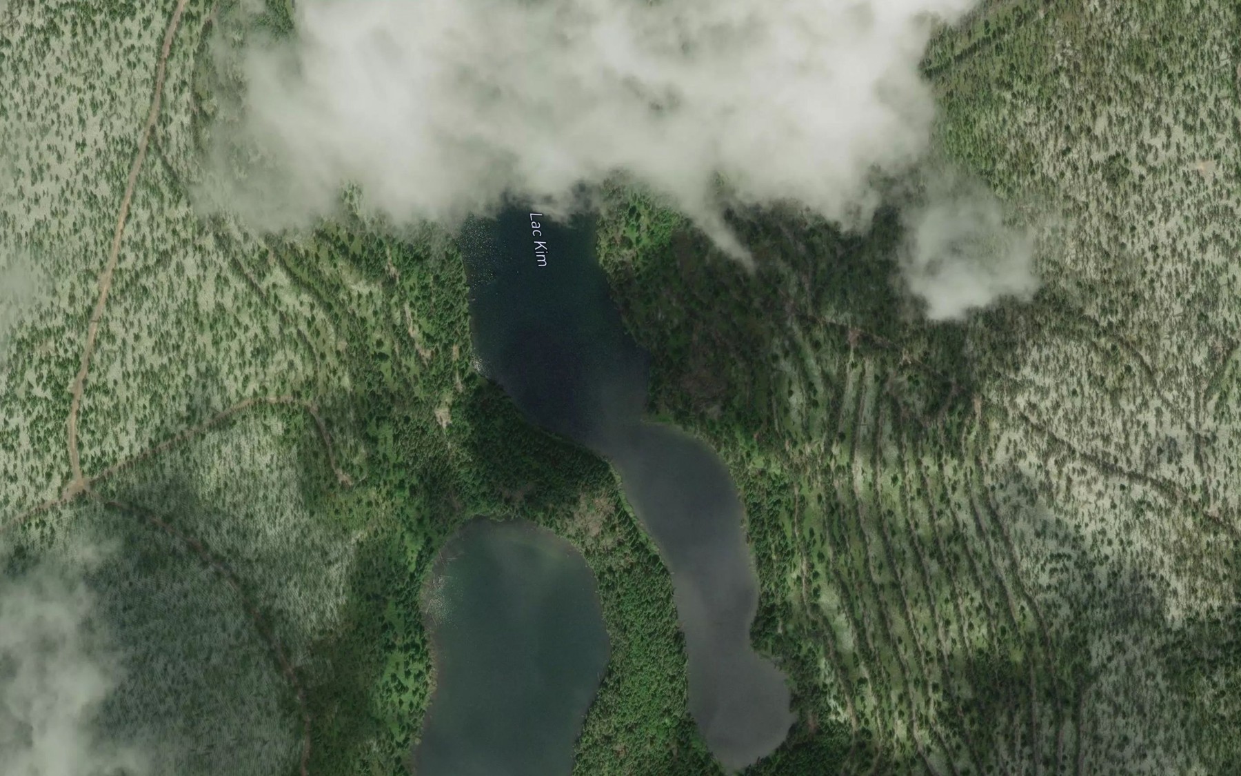 Satellite map of the Lac Kim