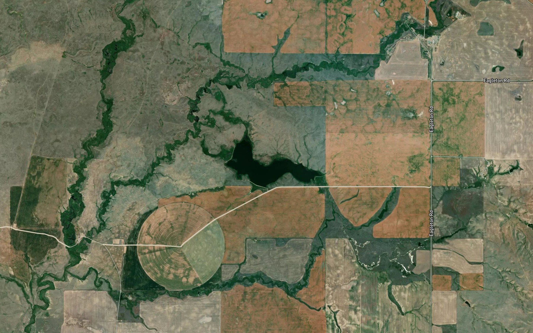 Satellite map of the Seifort Reservoir